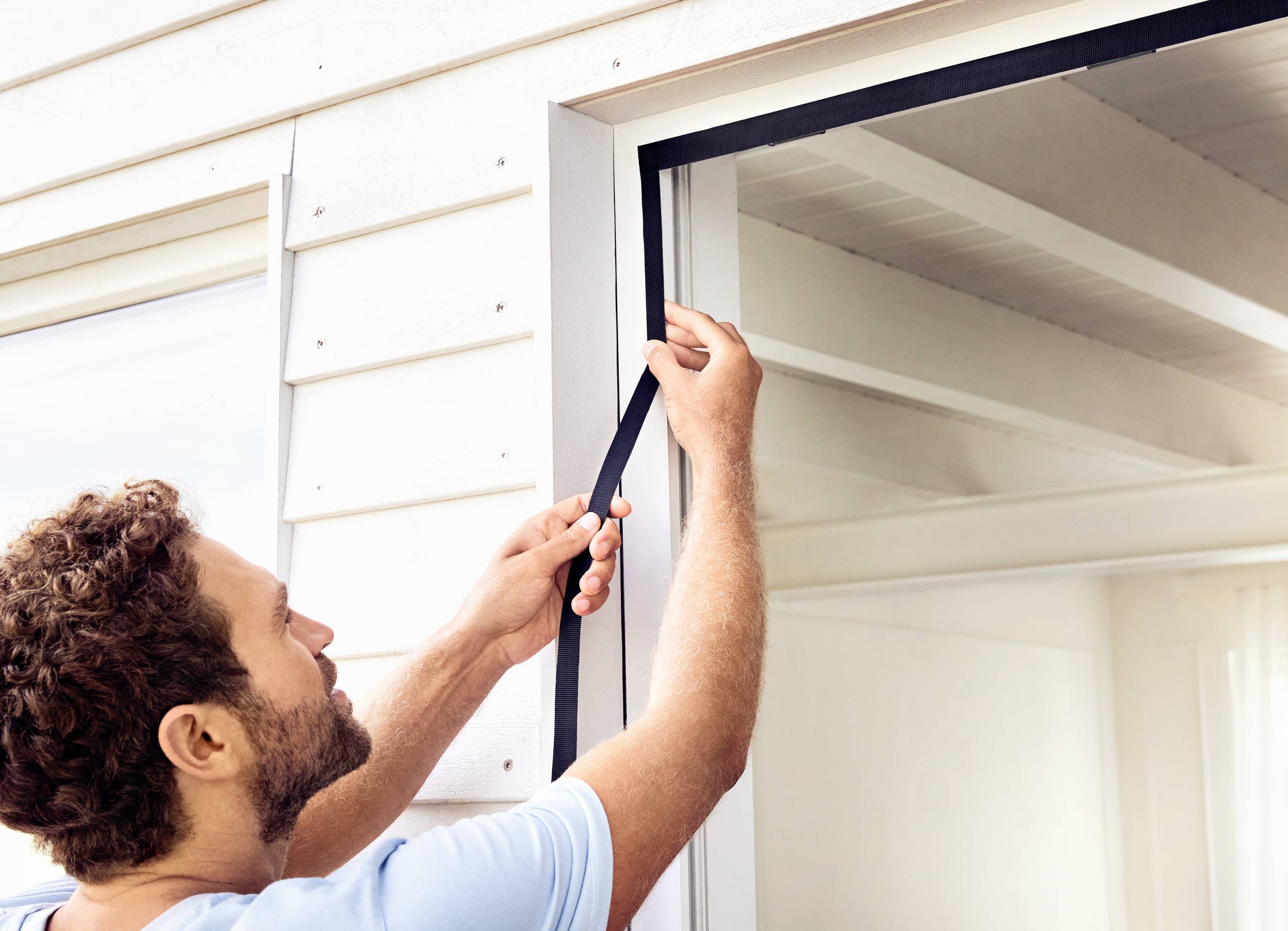 tesa Fliegengitter 55374-00000-00 Magnetvorhang (B x H) 0.80 m x 2.00 m Anthrazit 1 St.