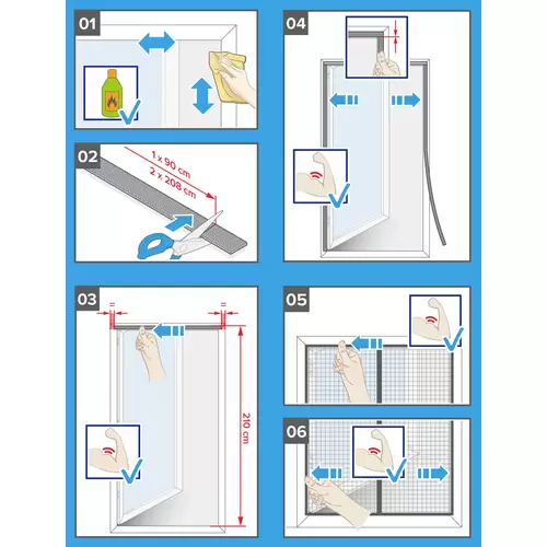 Tesa Fliegengitter 55384-00000-00 Magnetvorhang (B x H) 0.90m x 2.10m Anthrazit 1St. Tesa Fliegengitter 55384-00000-00 Magnetvorhang (B x H) 0.90m x 2.10m Anthrazit 1St.