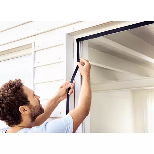 Tesa Fliegengitter 55384-00000-00 Magnetvorhang (B x H) 0.90m x 2.10m Anthrazit 1St. Tesa Fliegengitter 55384-00000-00 Magnetvorhang (B x H) 0.90m x 2.10m Anthrazit 1St.