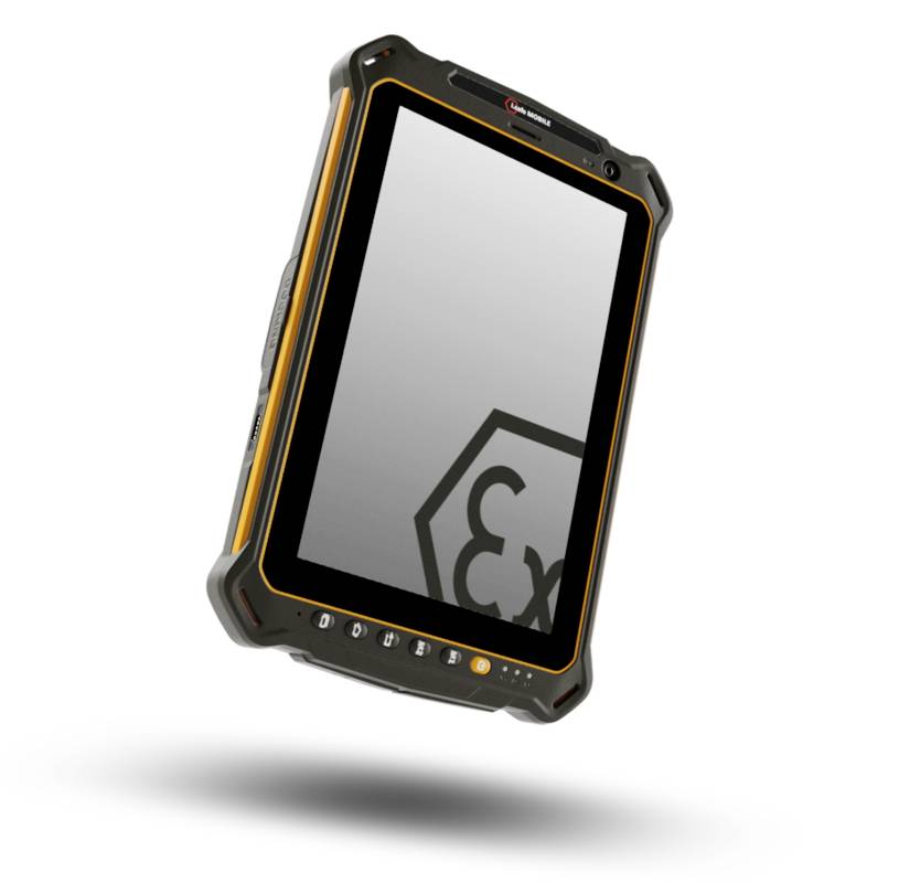 ISafe MOBILE IS930.2 Tablet Set Ex-geschütztes Tablet Ex Zone 2, 22 20.3cm (8 Zoll) 64GB WiFi, LTE/4G IP68 MIL-STD-810H Schwarz