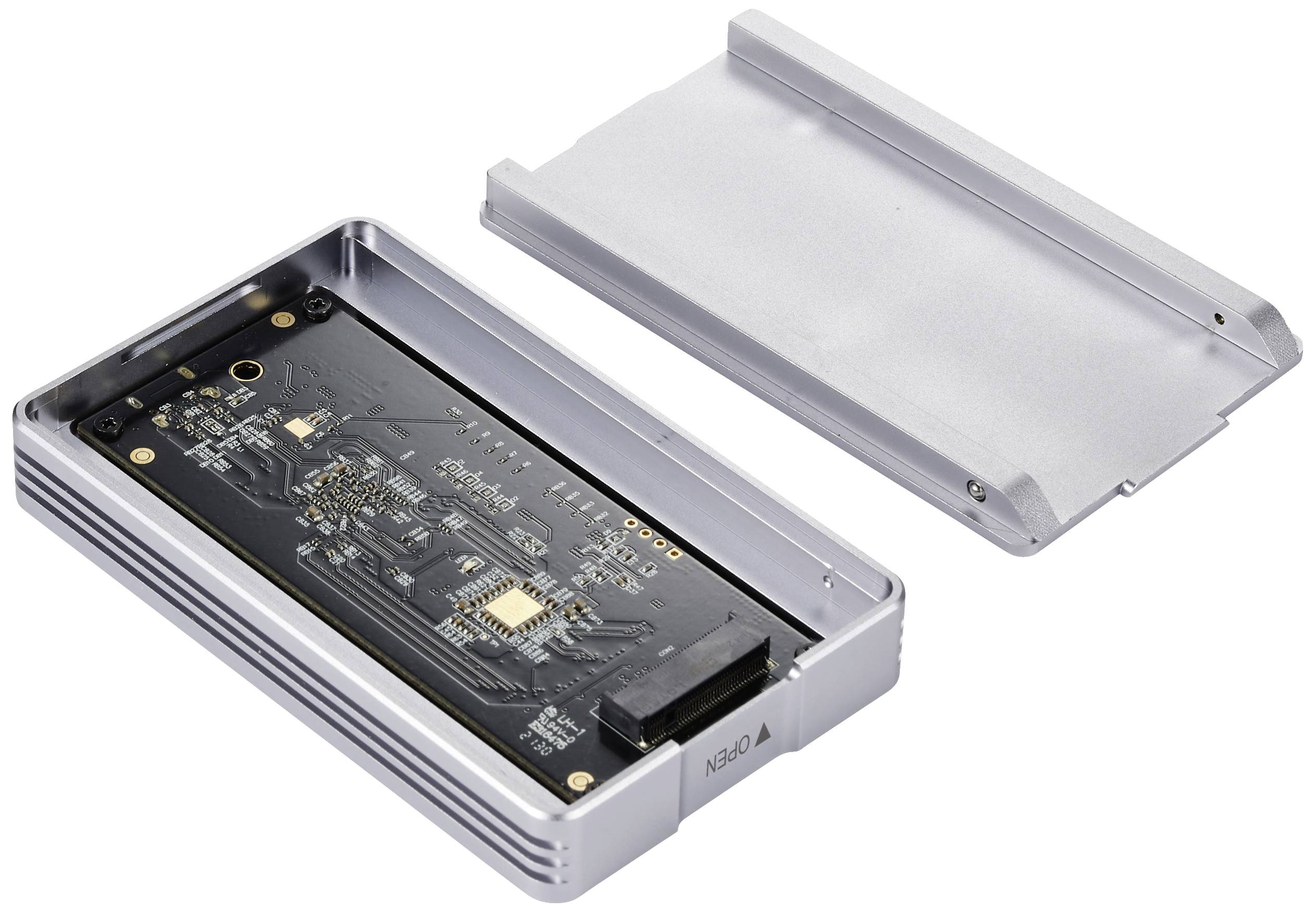 Renkforce RF-5587612 M.2 SSD-Gehäuse USB-C® (USB4®) 40 GBit/s M.2 PCIe NVMe 2280 RF-5587612