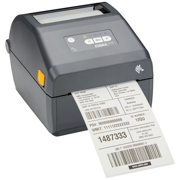 Zebra ZD421 Imprimante d'étiquettes thermique directe 203 x 203 dpi Largeur des étiquettes (max.): 104 mm réseau, USB