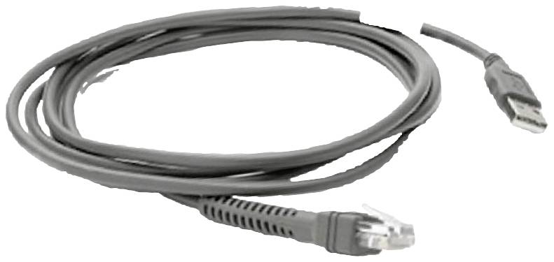Zebra CBA-U21-S07ZBR Scanner-USB-Kabel Schwarz USB