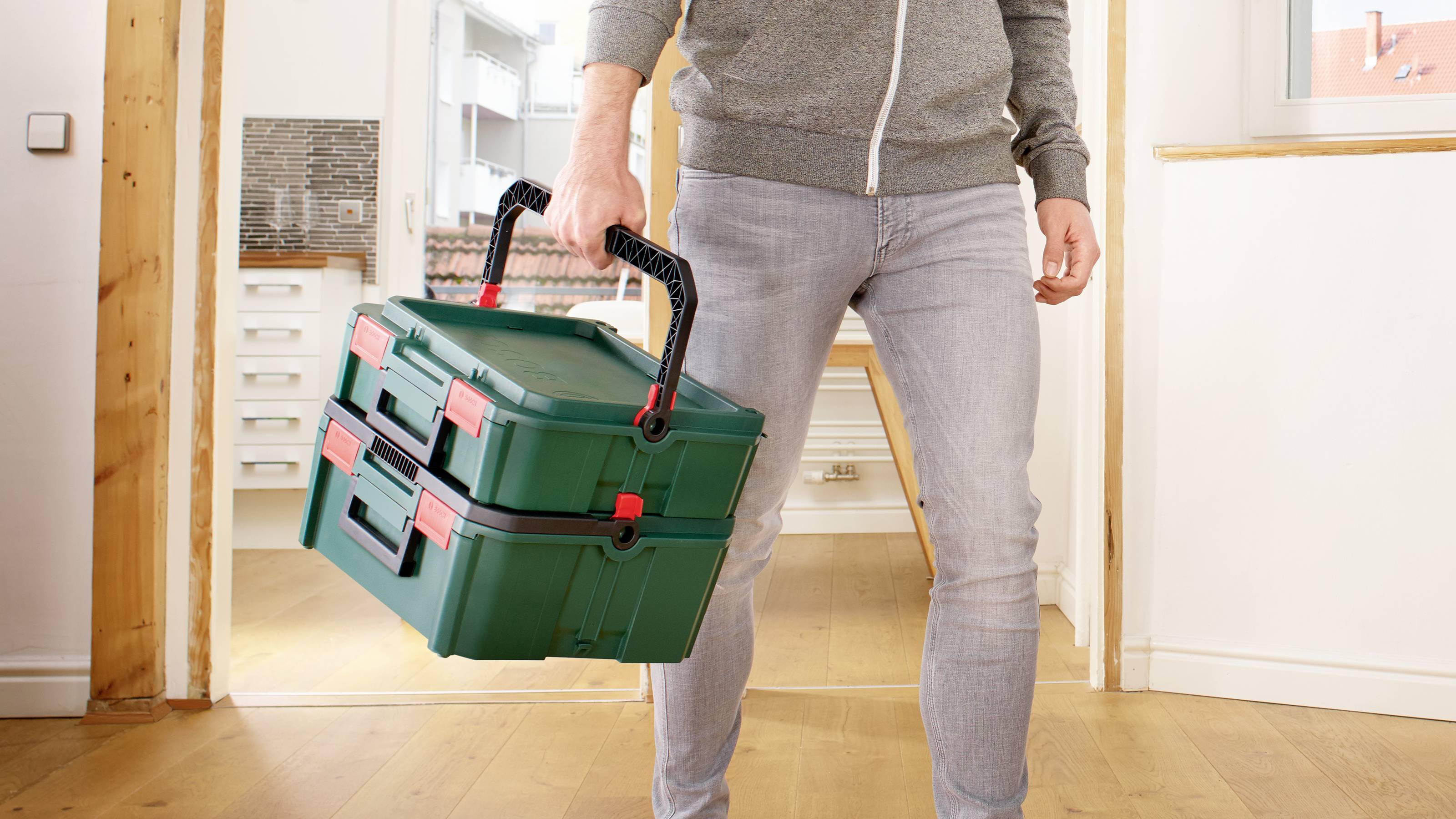 Bosch Home and Garden 1600A01SR4 Werkzeugbox Kunststoff (L x B x H) 343 x 391 x 171mm