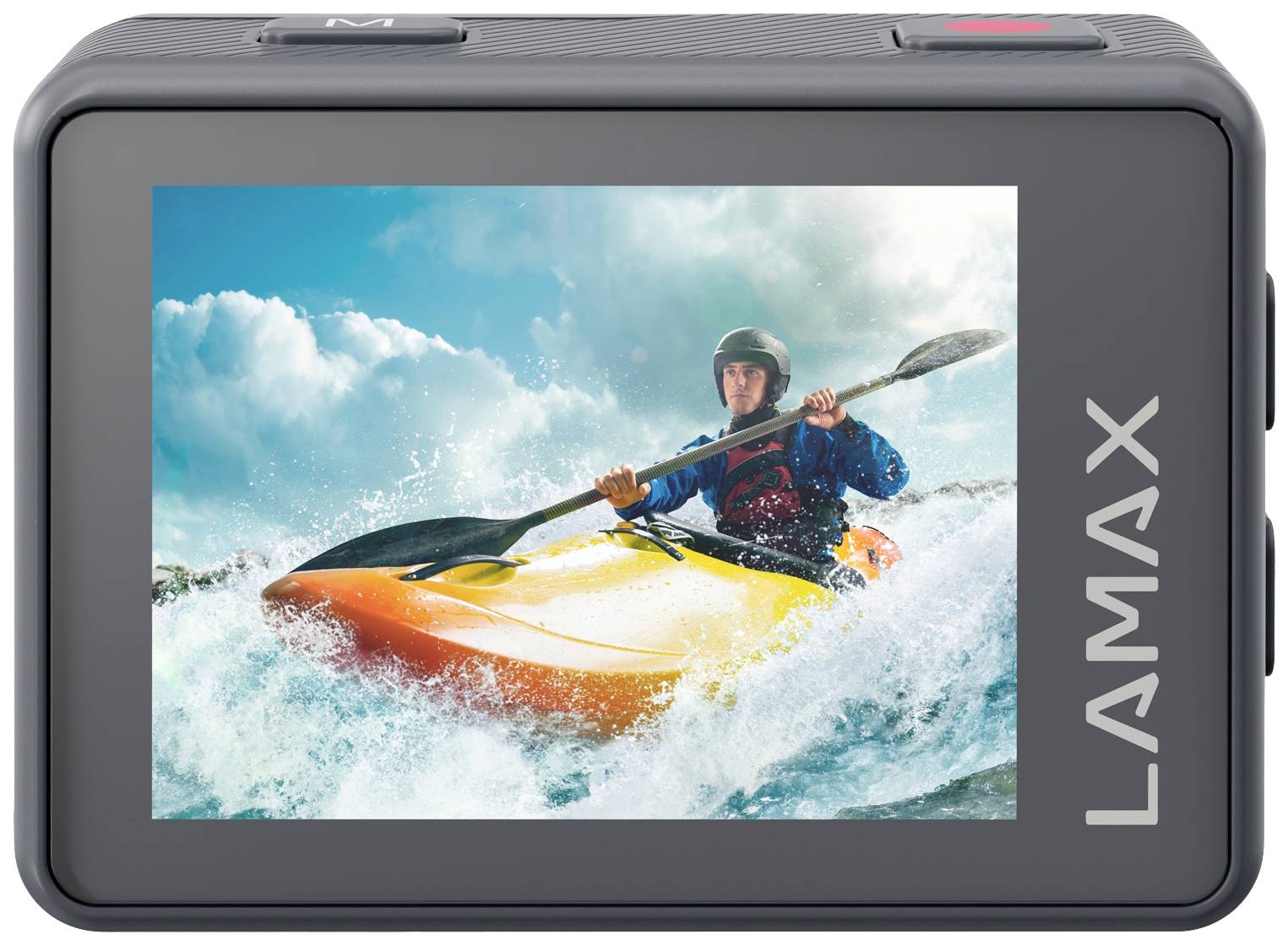 Lamax X9.2 Action Cam 4K, Bildstabilisierung, Dual-Display, Spritzwassergeschützt, Touch-Screen, WLAN