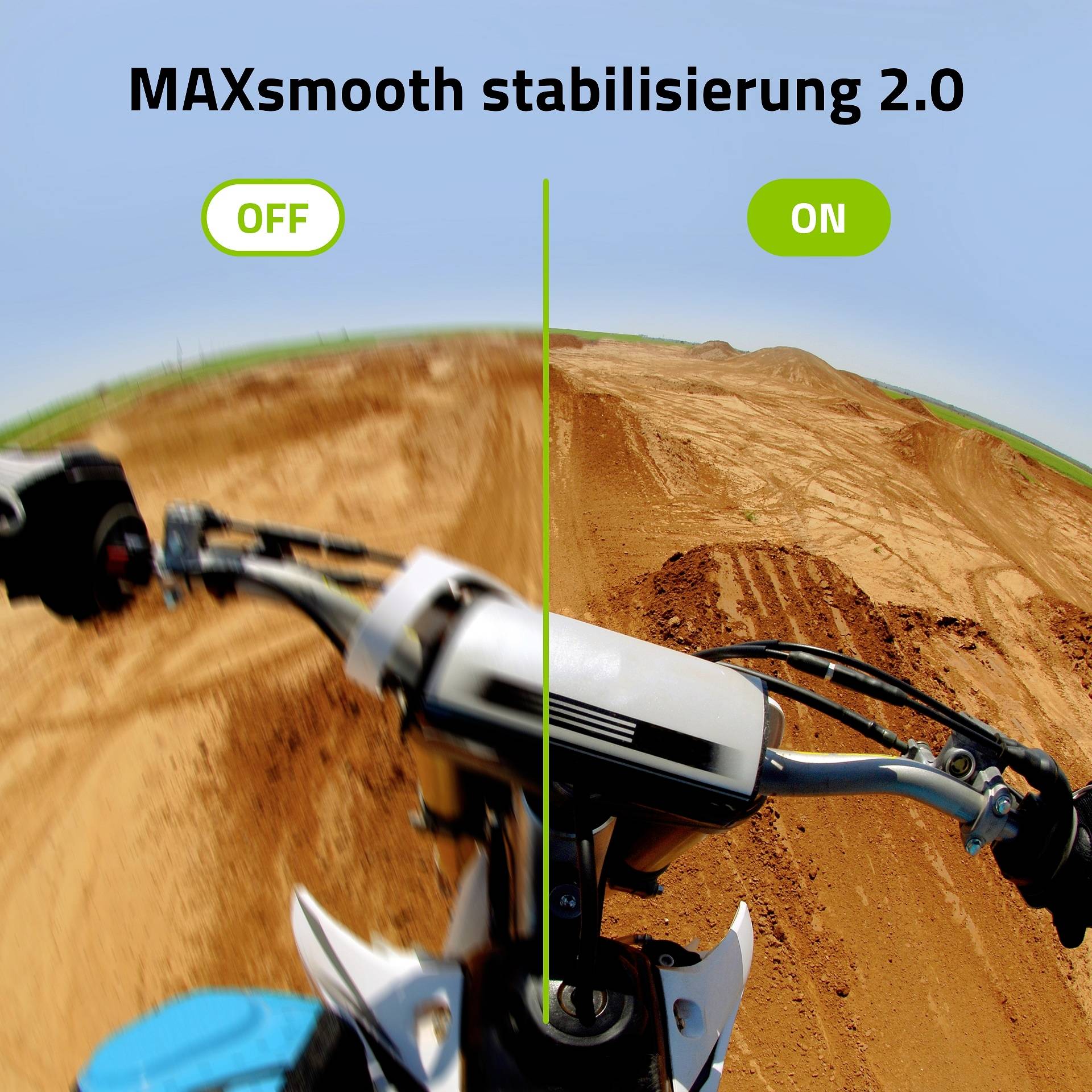 Lamax LAMAX W10.1 Action Cam 4K, Bildstabilisierung, Dual-Display, Wasserfest, Touch-Screen, Full-HD, WLAN