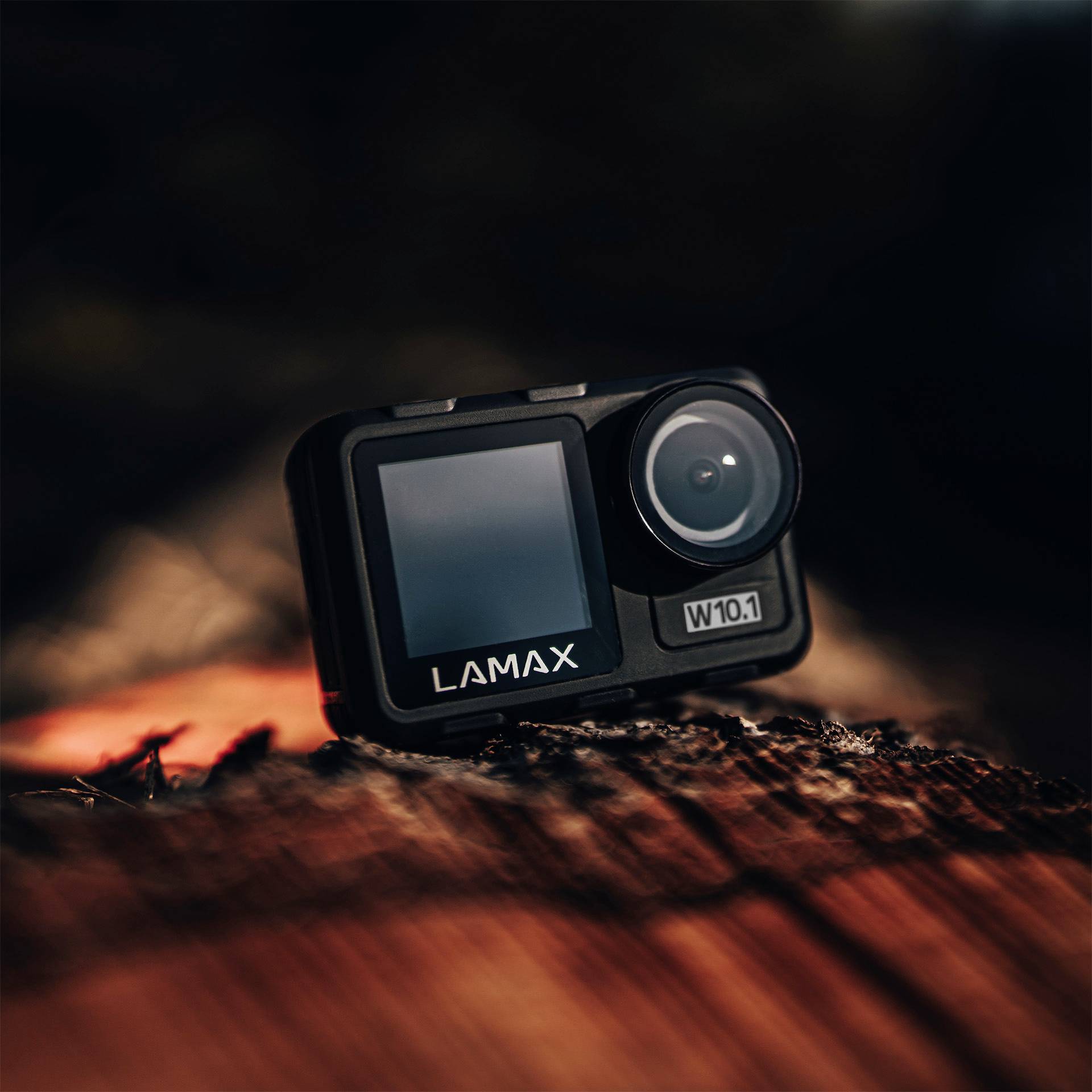 Lamax LAMAX W10.1 Action Cam 4K, Bildstabilisierung, Dual-Display, Wasserfest, Touch-Screen, Full-HD, WLAN