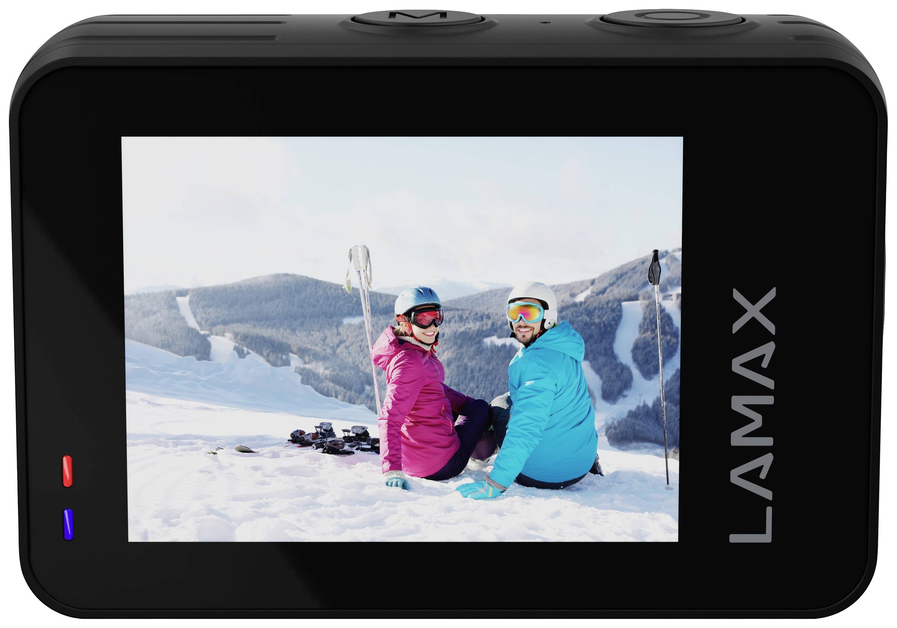 Lamax LAMAX W10.1 Action Cam 4K, Bildstabilisierung, Dual-Display, Wasserfest, Touch-Screen, Full-HD, WLAN