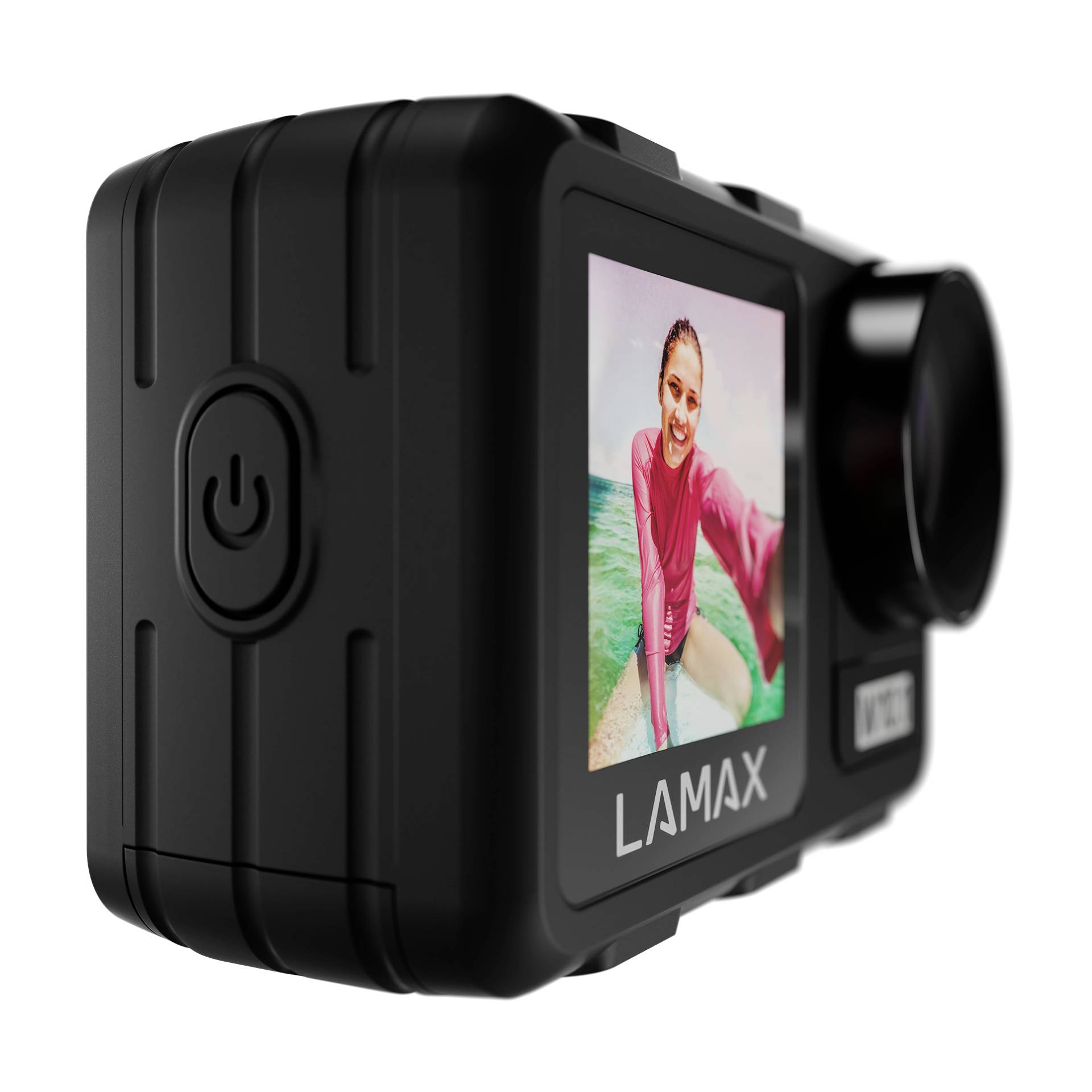 Lamax W10.1 Action Cam 4K, Bildstabilisierung, Dual-Display, Wasserfest, Touch-Screen, Full-HD, WLAN