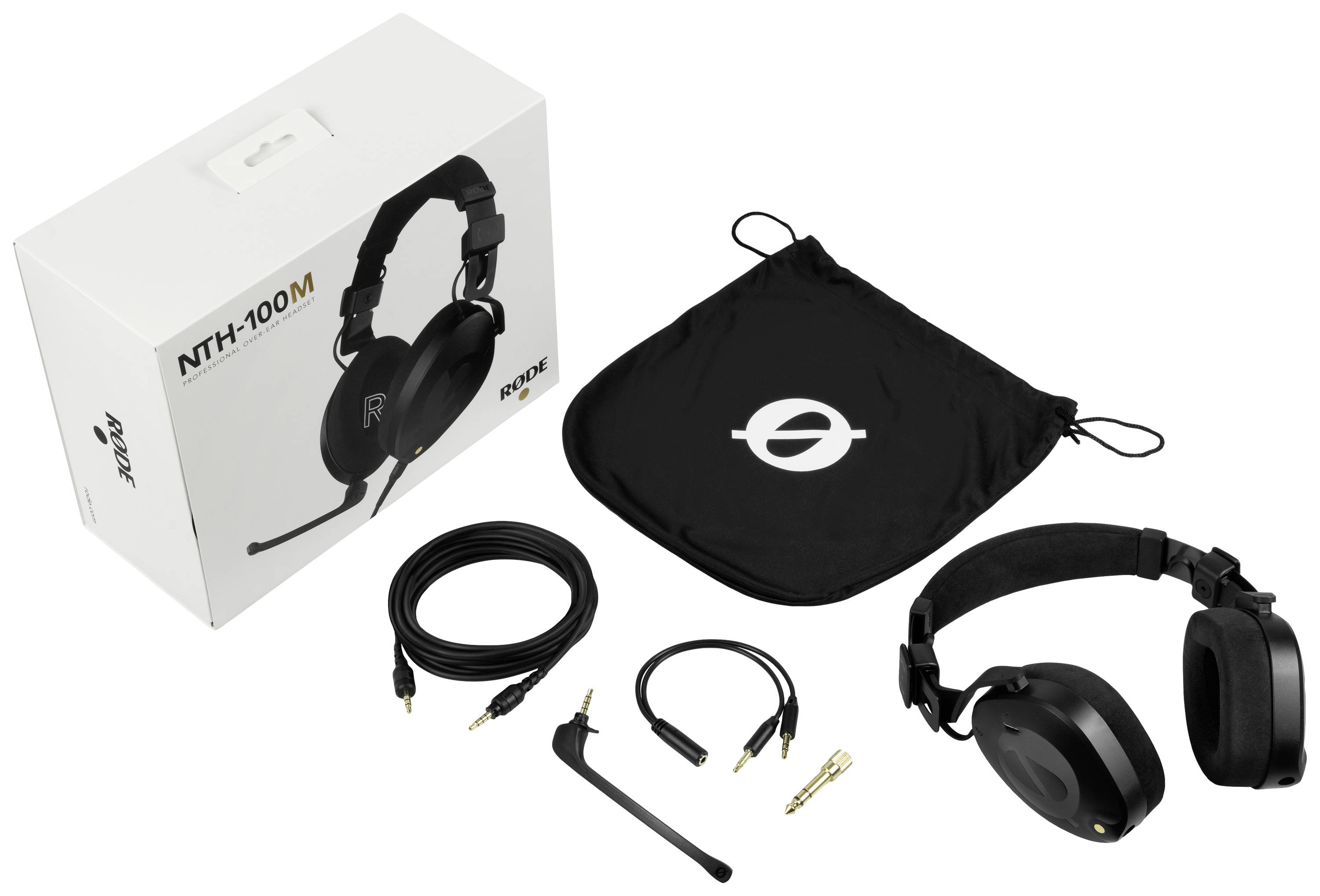 RODE Microphones NTH-100M Computer Over Ear Headset kabelgebunden Stereo Schwarz