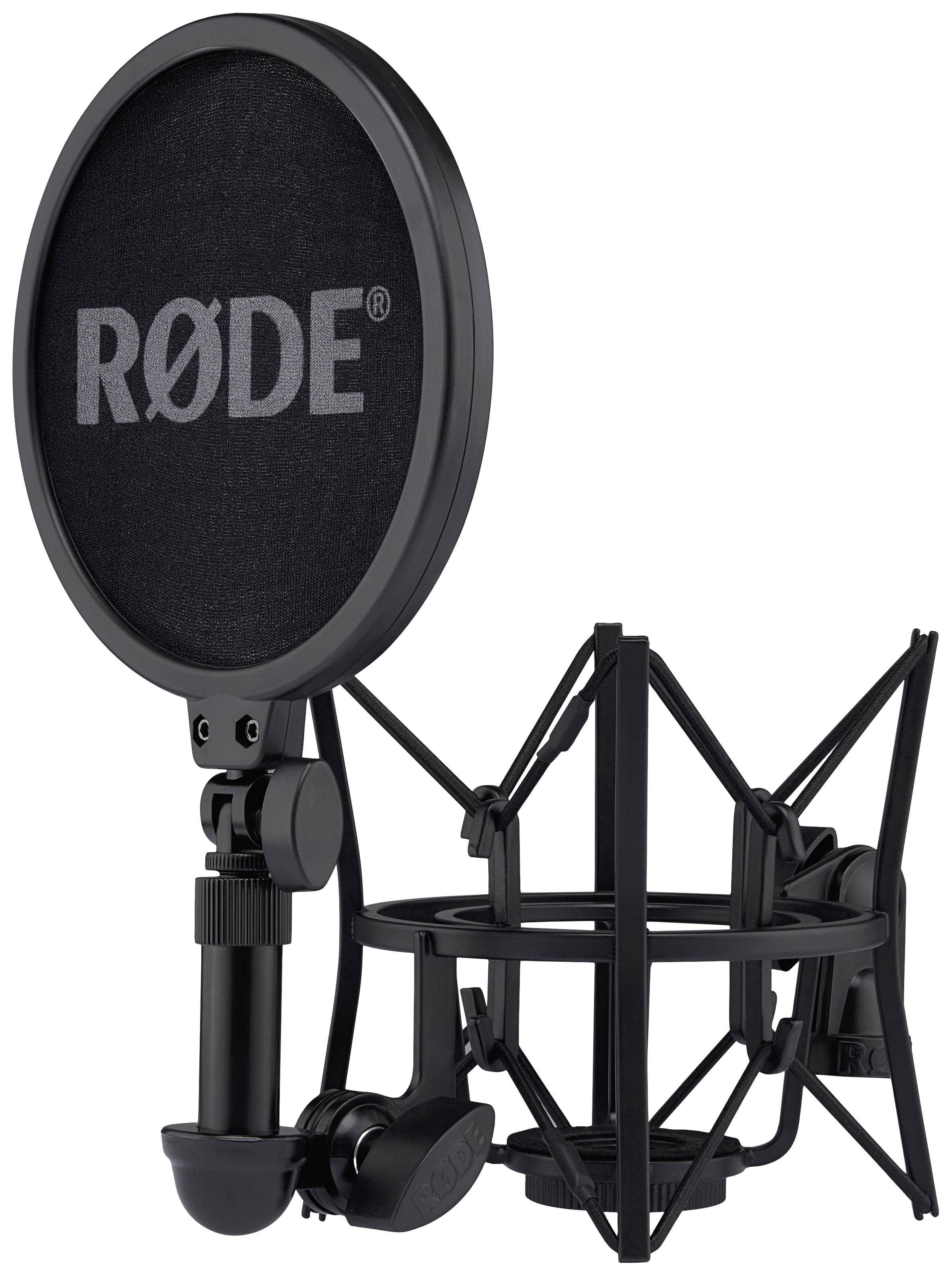 Rode NT1 5th Generation Silver Stand Gesangs-Mikrofon Übertragungsart (Details):Kabelgebunden inkl Spinne, inkl. Kabel, inkl. Tasche XLR, USB-C® Kab