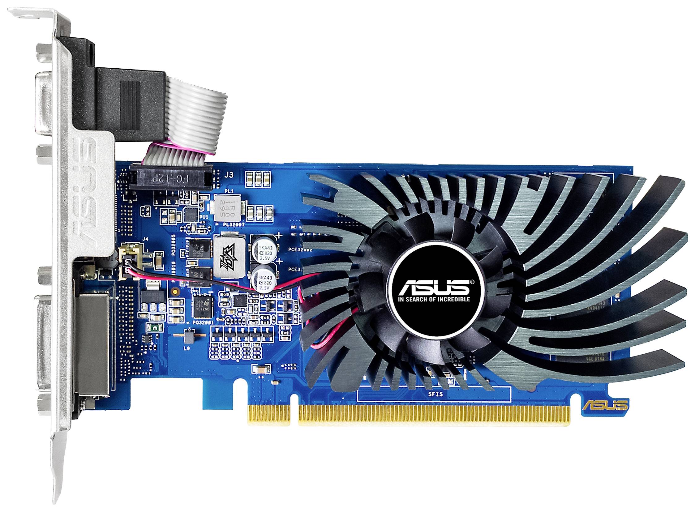 Asus Grafikkarte Nvidia GeForce GT730 2GB DDR3-RAM VGA, DVI, HDMI®
