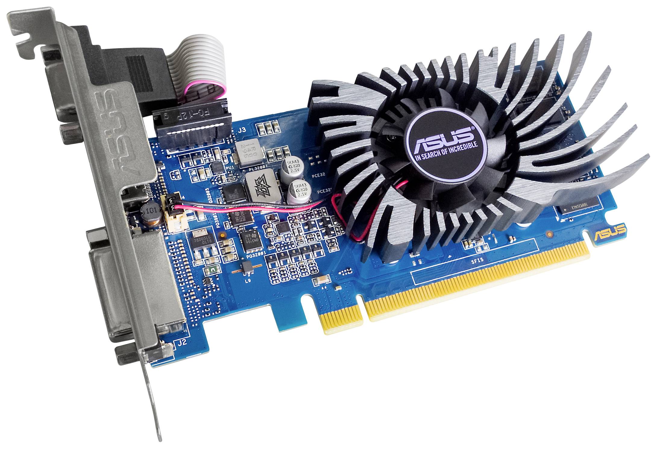 Asus Grafikkarte Nvidia GeForce GT730 2GB DDR3-RAM VGA, DVI, HDMI®