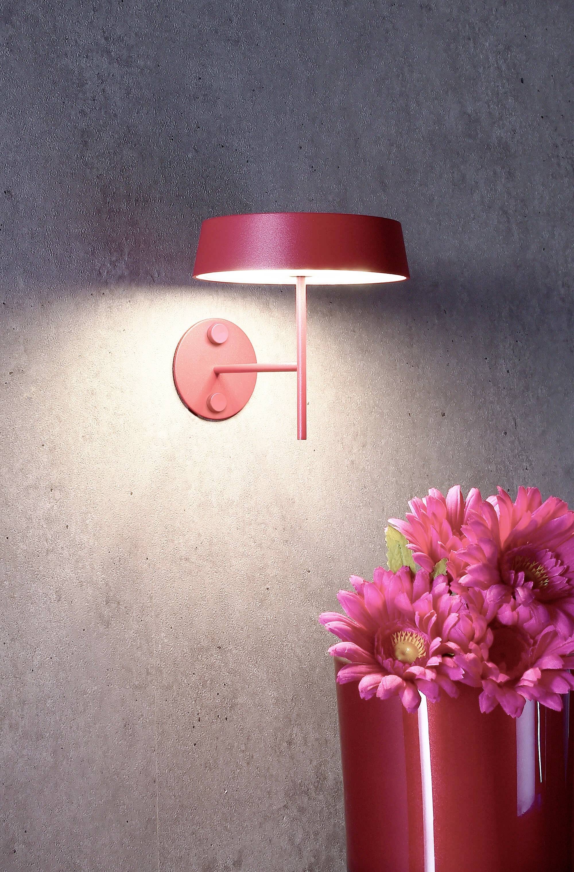 Deko Light 930621 Miriam Wandhalterung Rubin-Rot