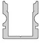 Deko Light 970103 AU-02-08 U-Profil Aluminium (B x H x T) 14 x 15 x 2000mm 2m