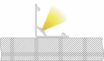 Deko Light 970561 AV-05-15 Eck-Profil Aluminium (B x H x T) 49.30 x 25.10 x 3000mm 3m