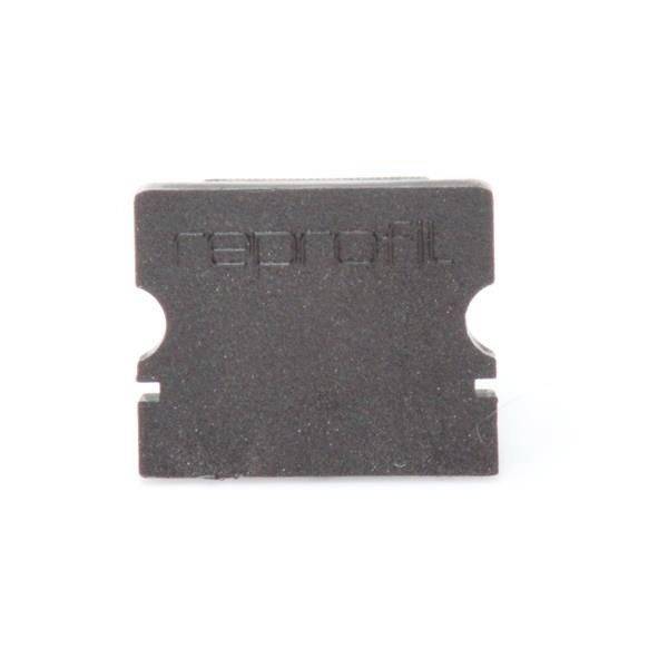 Ein rechteckiger Gegenstand mit dem Wort 'reprofit' darauf eingeprägt.