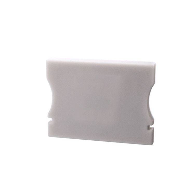 Weiße, rechteckige Plastikkarte mit abgerundeten Ecken, leer und ohne sichtbare Beschriftung. Könnte für zahlreiche Anwendungen verwendet werden.