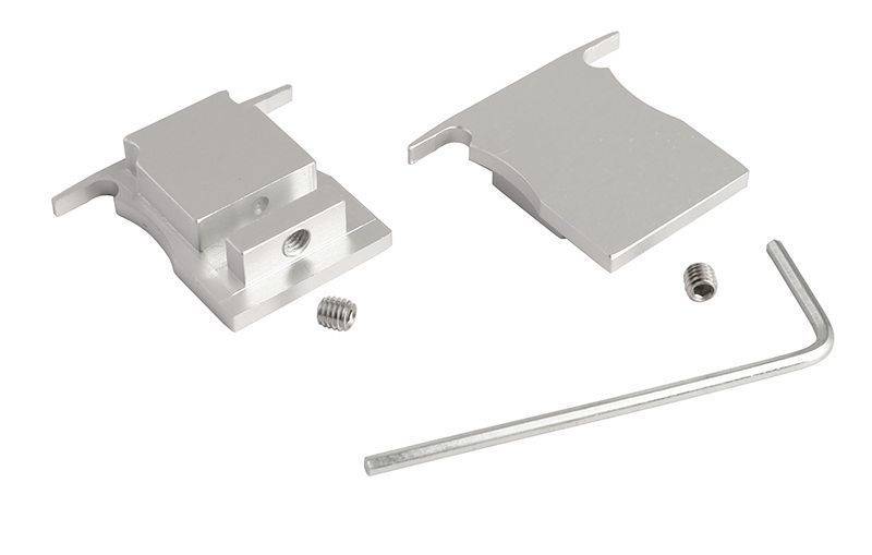 Deko Light 988021 P-ET-04-12 Endkappen-Set Aluminium (B x H x T) 18 x 23.60 x 27 mm 1 St.