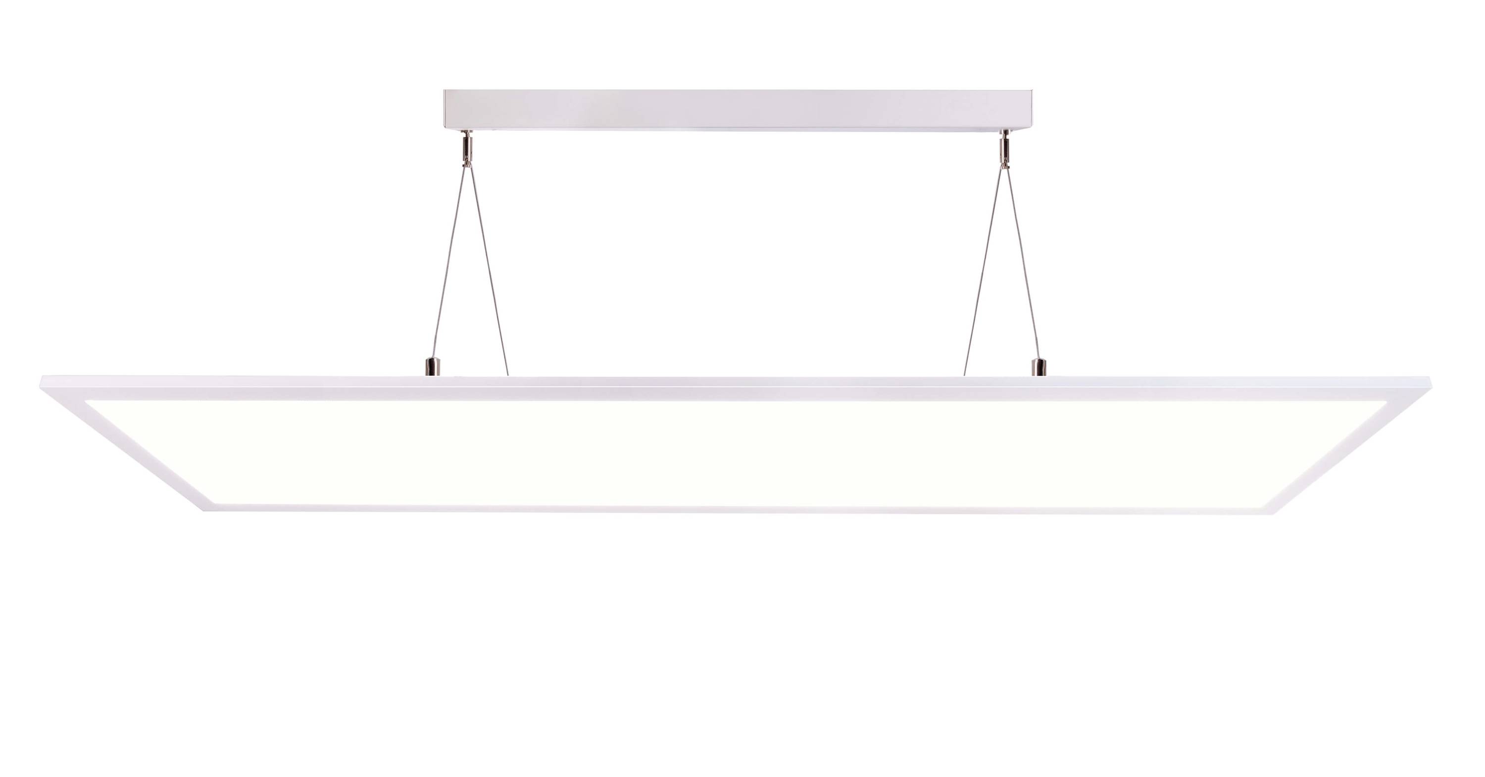 Deko Light 342221 LED Panel transparent, eckig, 50 W, 3000/4000 K, Weiß Pendelleuchte EEK: E (A - G) LED LED fest eingebaut 53W