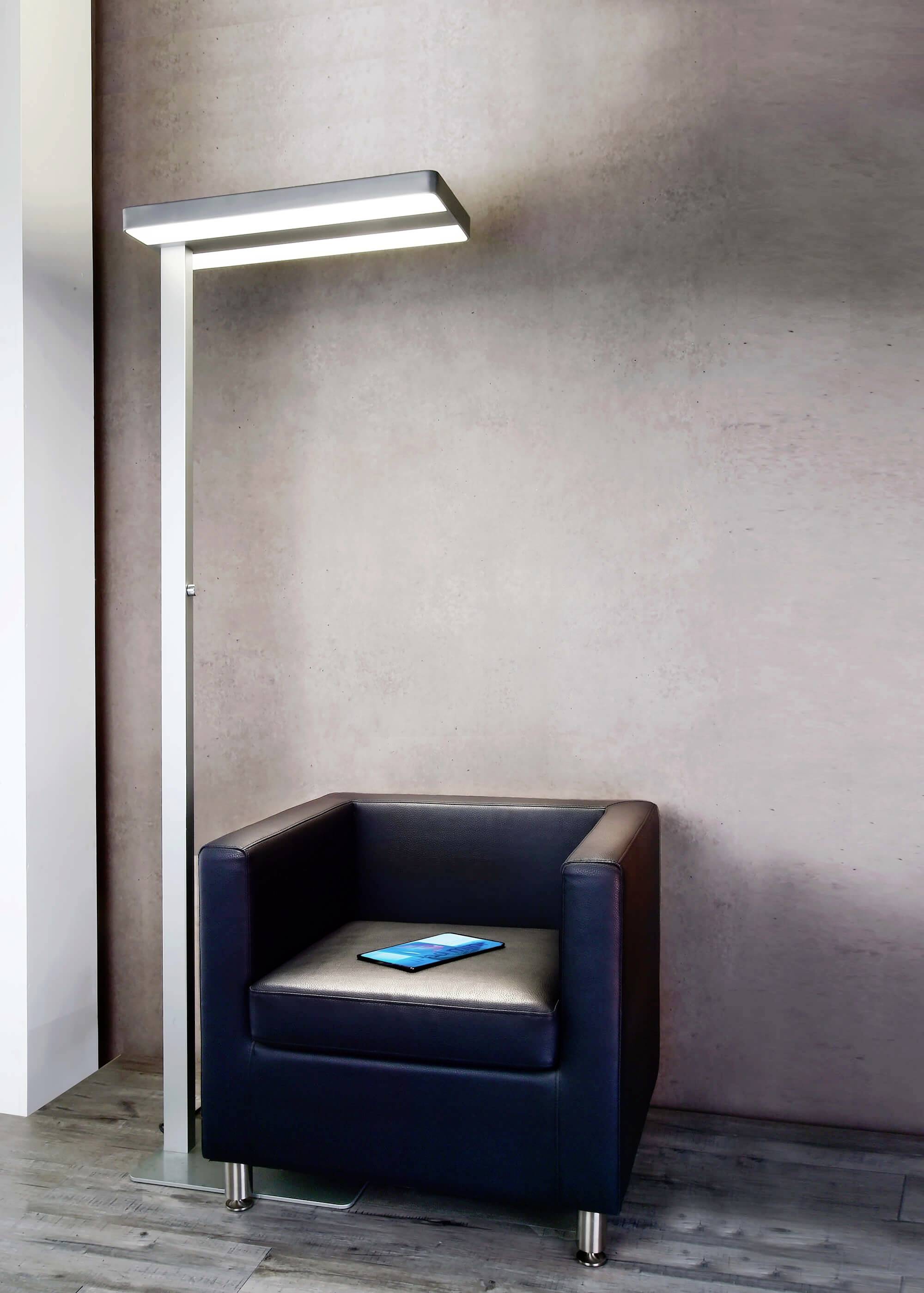 Deko Light Office Two 343016 Stehlampe LED LED fest eingebaut 80 W EEK: E (A - G) Weiß