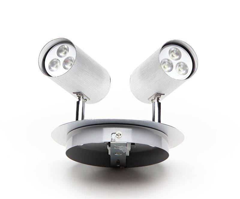 Deko Light Indi II Deckenaufbauleuchte GU10 50W Silber