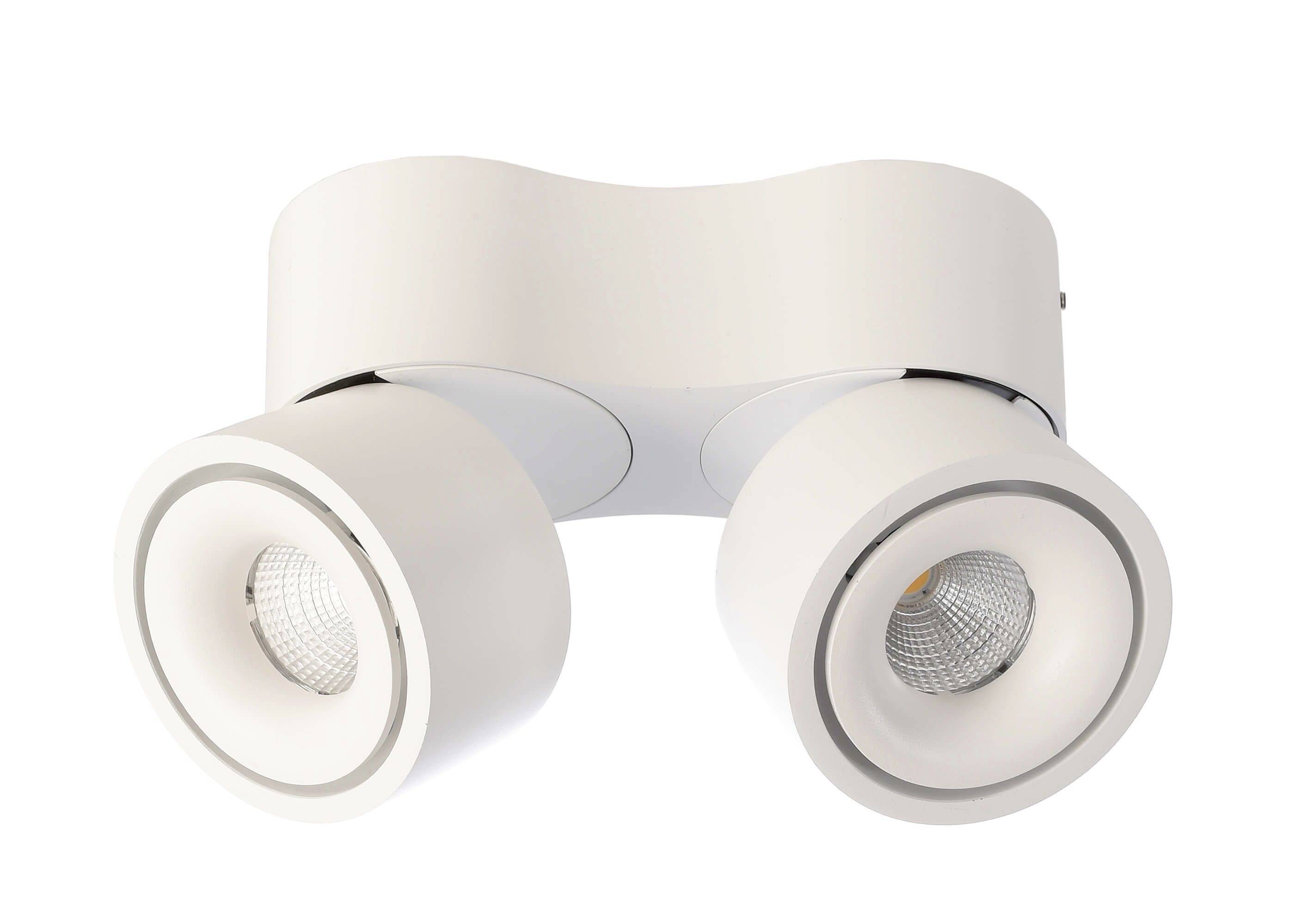 Deko Light Uni II Mini Deckenaufbauleuchte LED fest eingebaut 15W EEK: G (A - G) Warmweiß Signalweiß (RAL 9003)