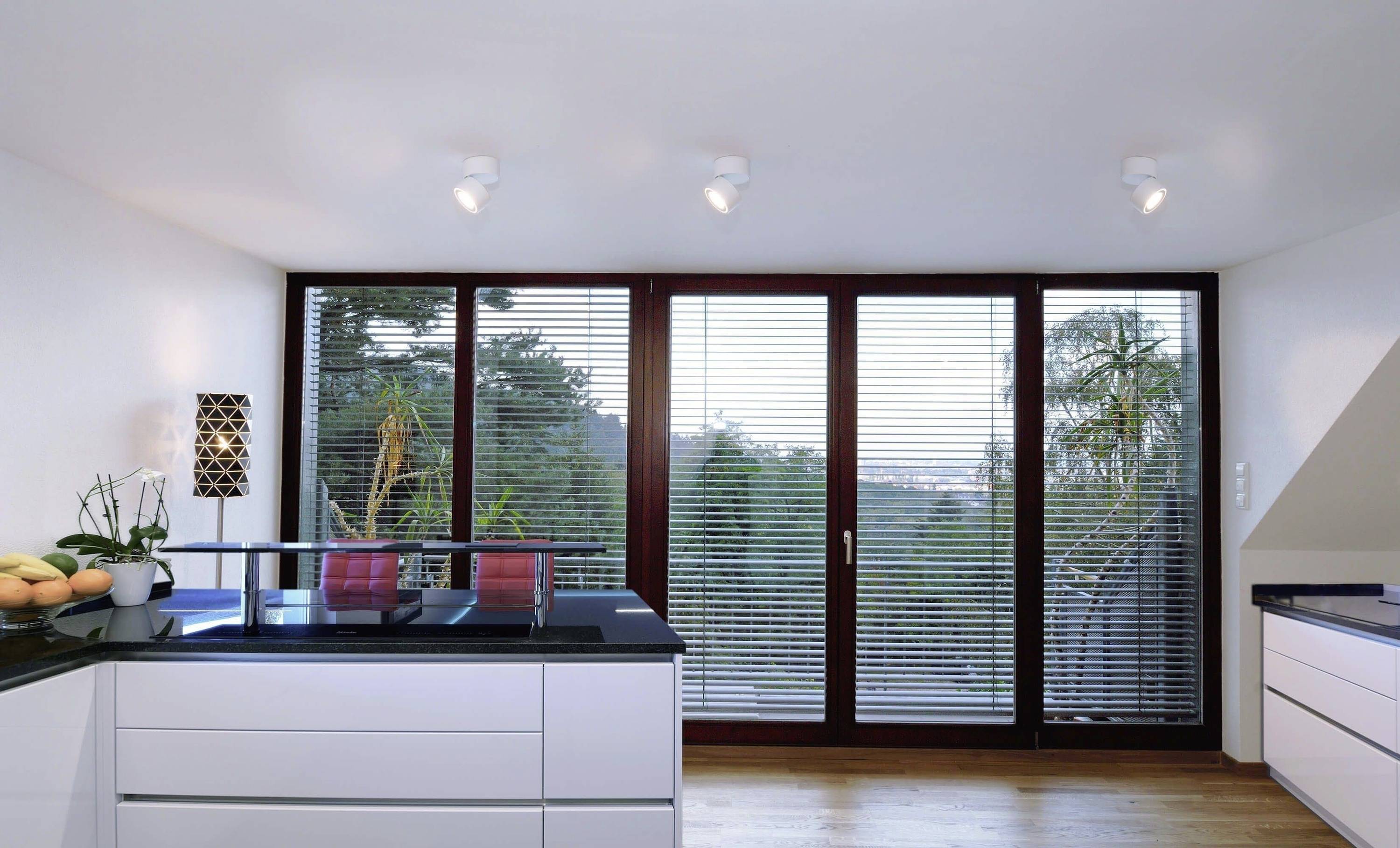 Deko Light Uni II Deckenaufbauleuchte LED fest eingebaut 12W EEK: G (A - G) Warmweiß Signalweiß (RAL 9003)