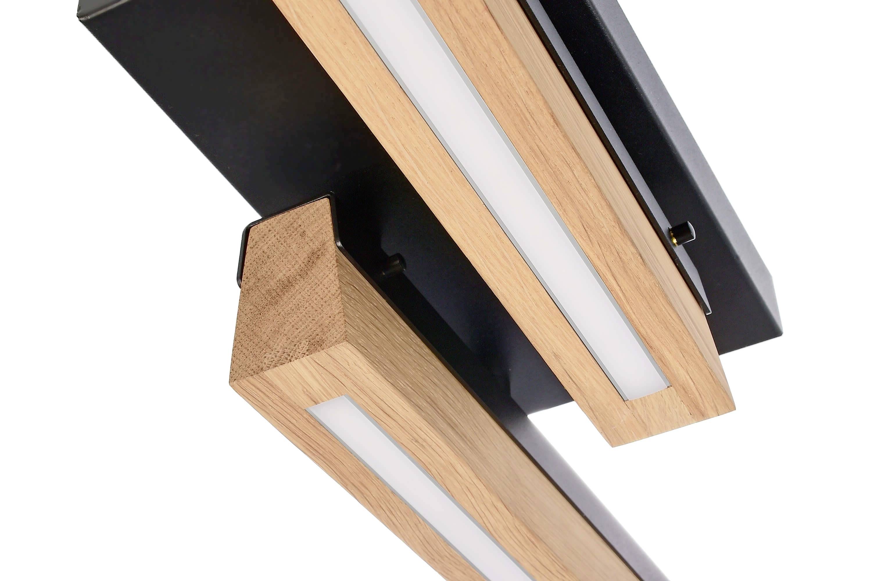 Deko Light MADERA 348147 Deckenaufbauleuchte LED fest eingebaut EEK: F (A - G) 15W Schwarz