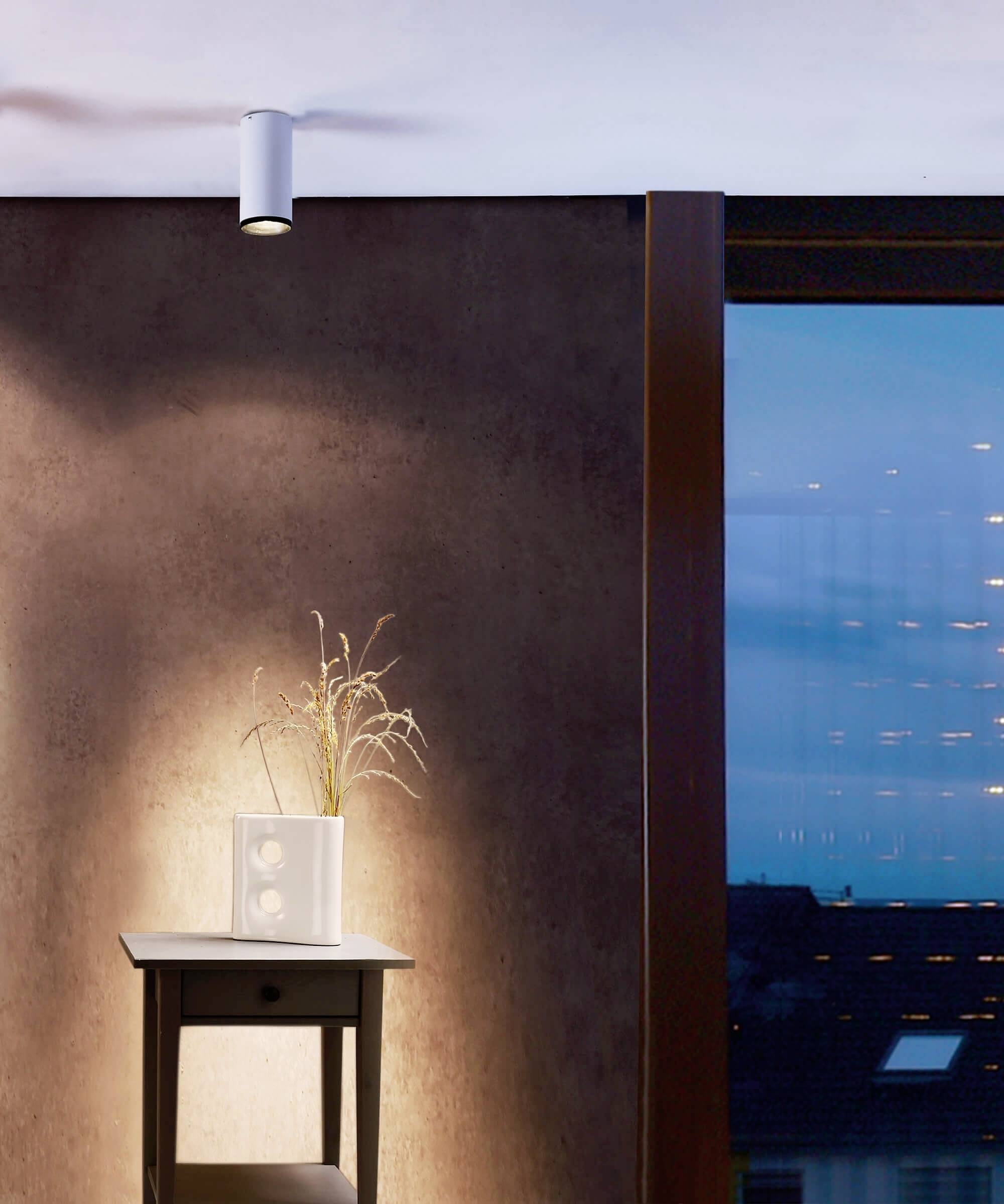 Deko Light Lucea 15 Deckenaufbauleuchte LED fest eingebaut 15W EEK: F (A - G) Verkehrsweiß (RAL 9016)