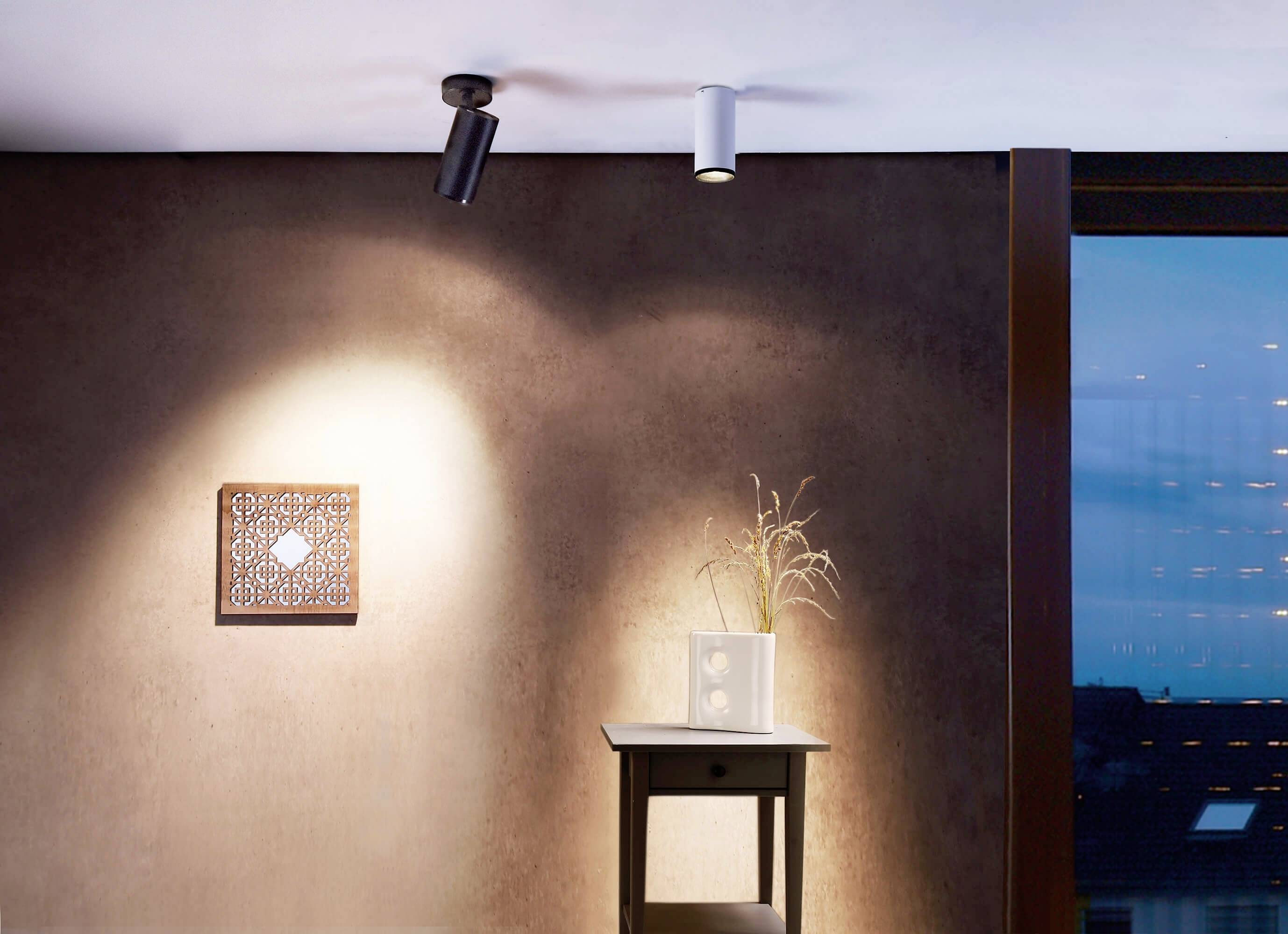 Deko Light Lucea 20 Deckenaufbauleuchte LED fest eingebaut 20W EEK: F (A - G) Tiefschwarz (RAL 9005)