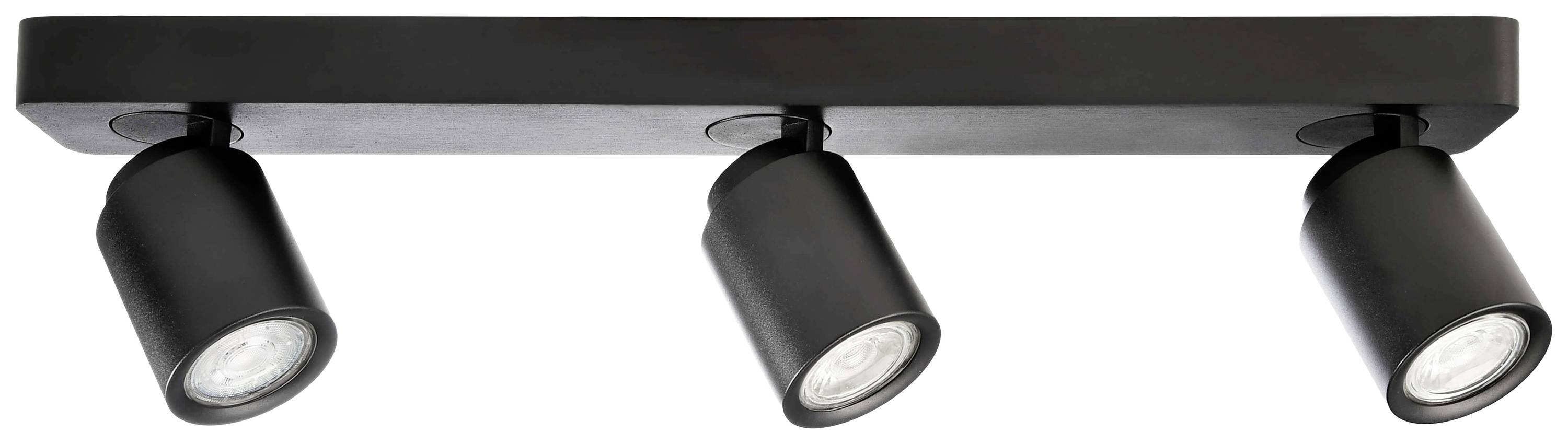 Deko Light Librae Linear III Deckenaufbauleuchte GU10 50W Tiefschwarz (RAL 9005)