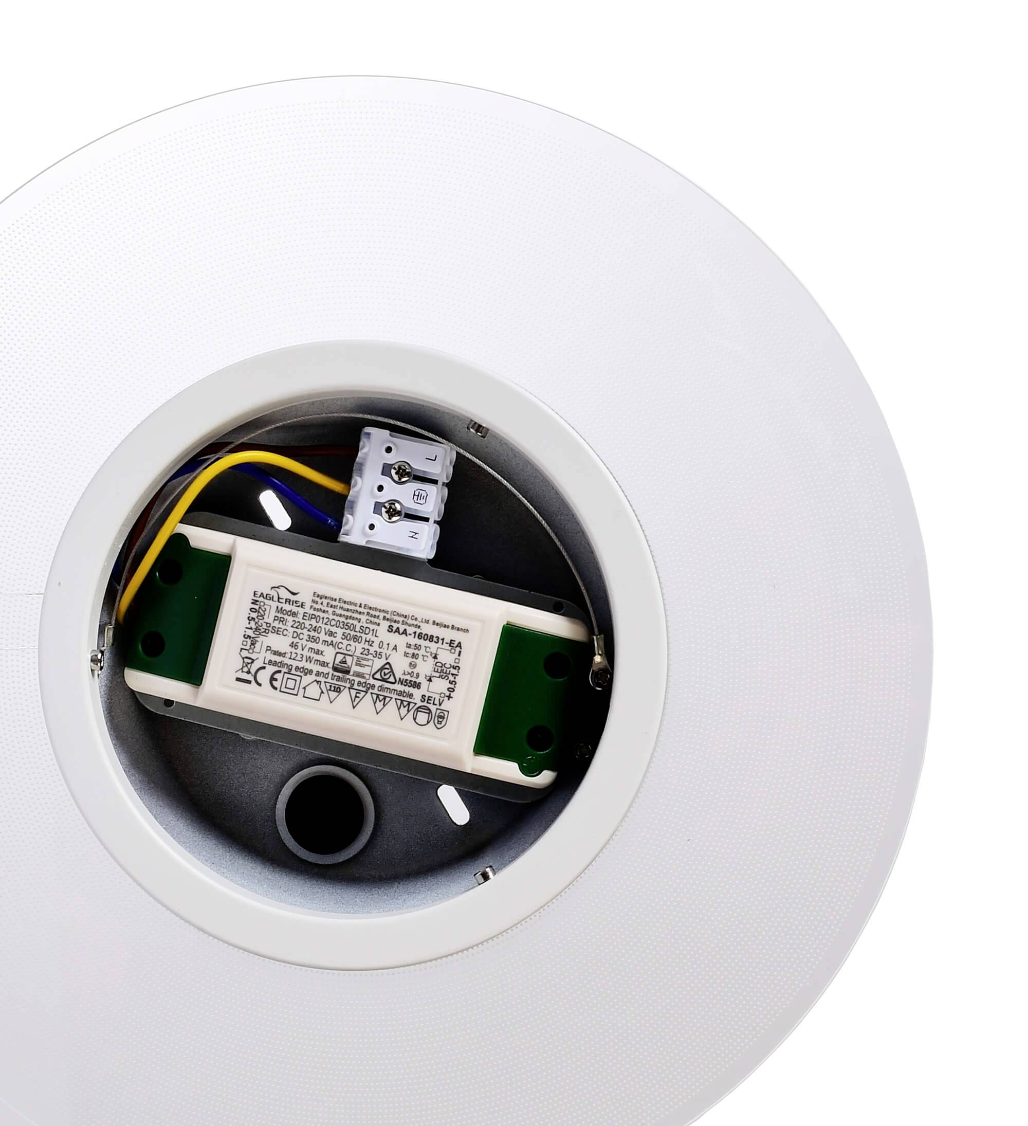 Deko Light Zaniah Deckenaufbauleuchte LED fest eingebaut 12 W EEK: F (A - G) Warmweiß Weiß