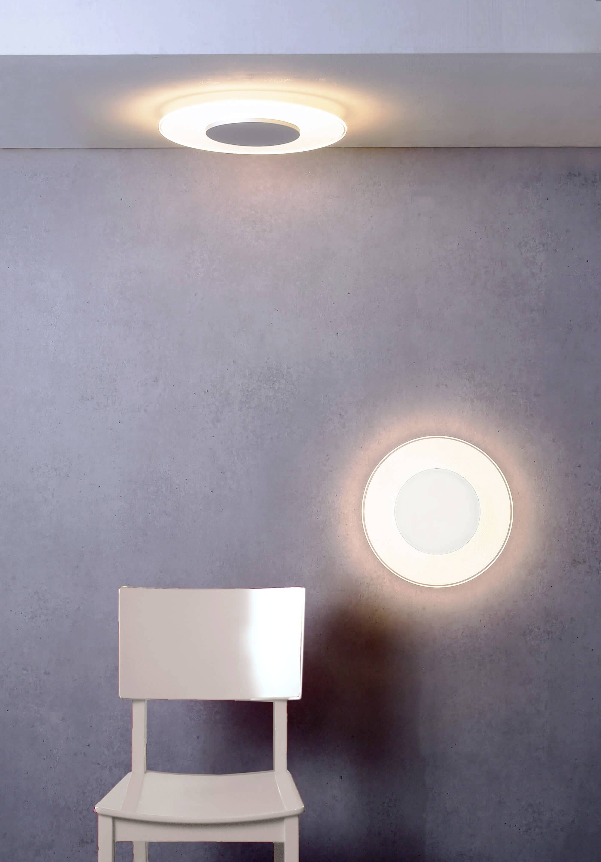 Deko Light Zaniah Deckenaufbauleuchte LED fest eingebaut 18 W EEK: G (A - G) Warmweiß Weiß