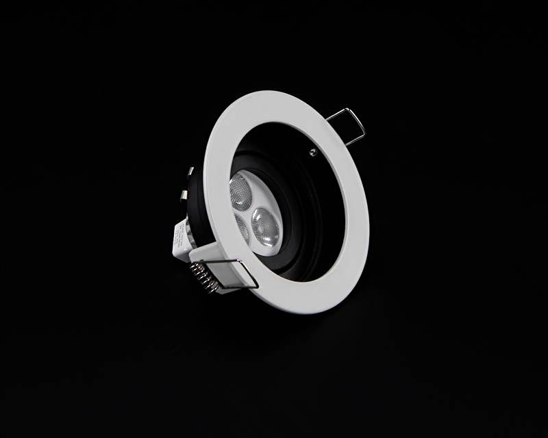 Deko Light Enif 110007 Deckeneinbauring LED, Halogen GU5.3, MR 16 35W Signalweiß (RAL 9003)