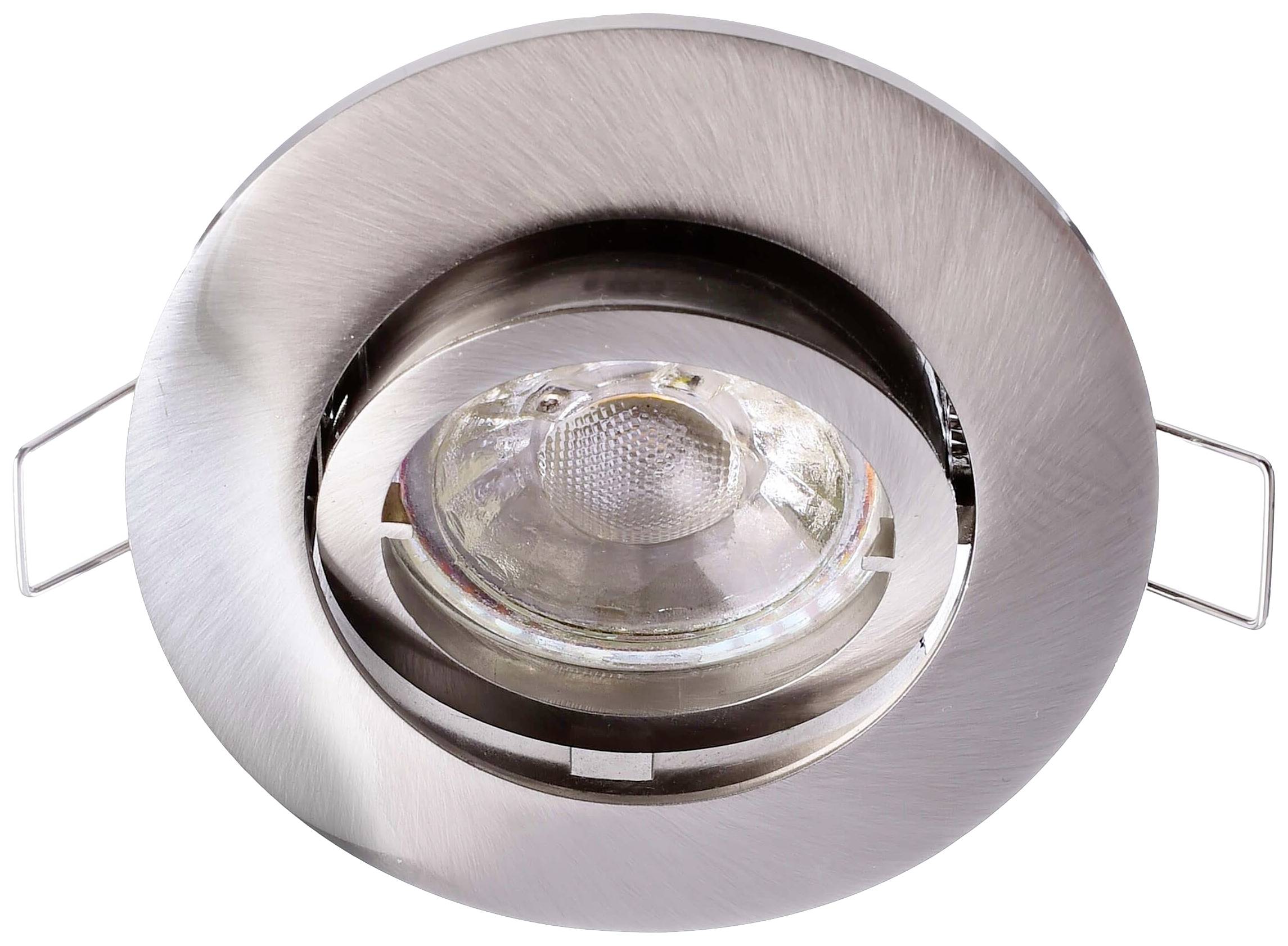 Deko Light Alioth 110028 Deckeneinbauring LED, Halogen GU5.3, MR 16 35W Silber