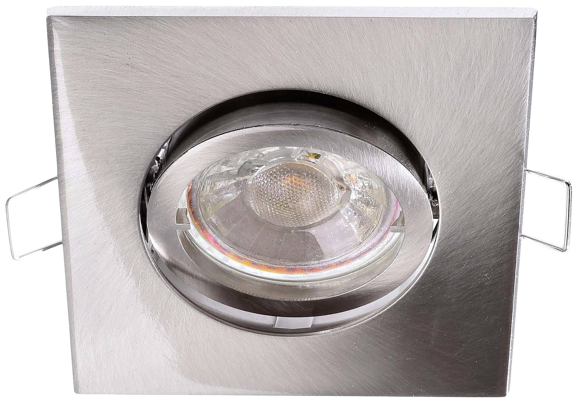 Deko Light Alioth 110030 Deckeneinbauring LED, Halogen GU5.3, MR 16 35W Silber