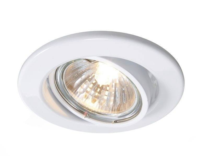 Deko Light Einauring 89 GU10 110032 Deckeneinbauring LED, Halogen GU10 35W Verkehrsweiß (RAL 9016)