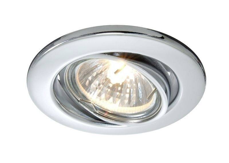 Deko Light Einauring 89 GU10 110033 Deckeneinbauring LED, Halogen GU10 35W Silber