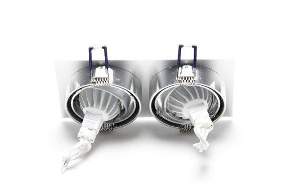 Deko Light Einbauring 175 GU5.3 111821 Deckeneinbauring LED, Halogen GU5.3, MR 16 50W Silber