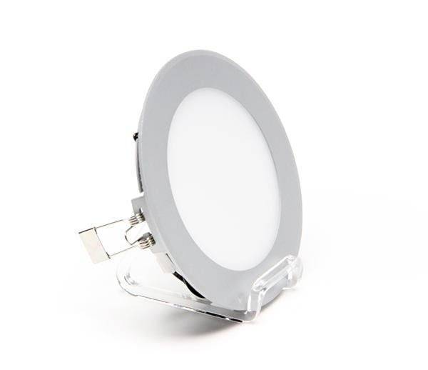 Deko Light 565085 LED Panel 8 LED-Einbauleuchte EEK: G (A - G) LED fest eingebaut 7W Perlhellgrau (RAL 9022)