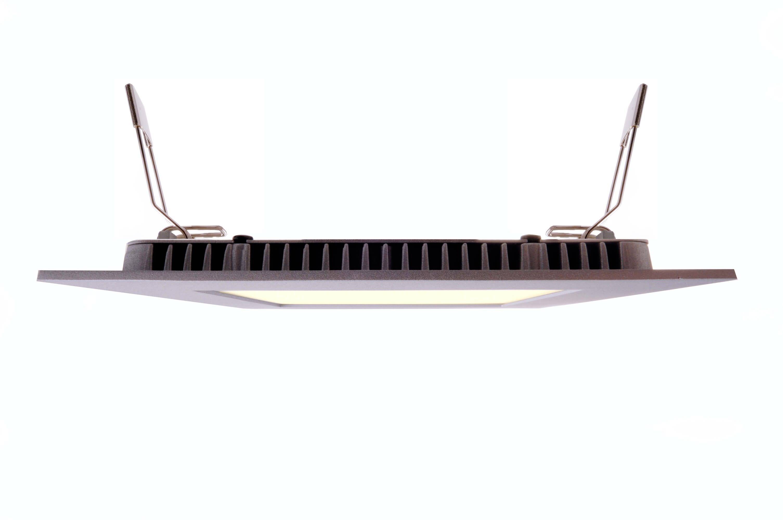 Deko Light 565157 LED Panel Square 15 LED-Einbauleuchte EEK: G (A - G) LED fest eingebaut 13W Perlhellgrau (RAL 9022)