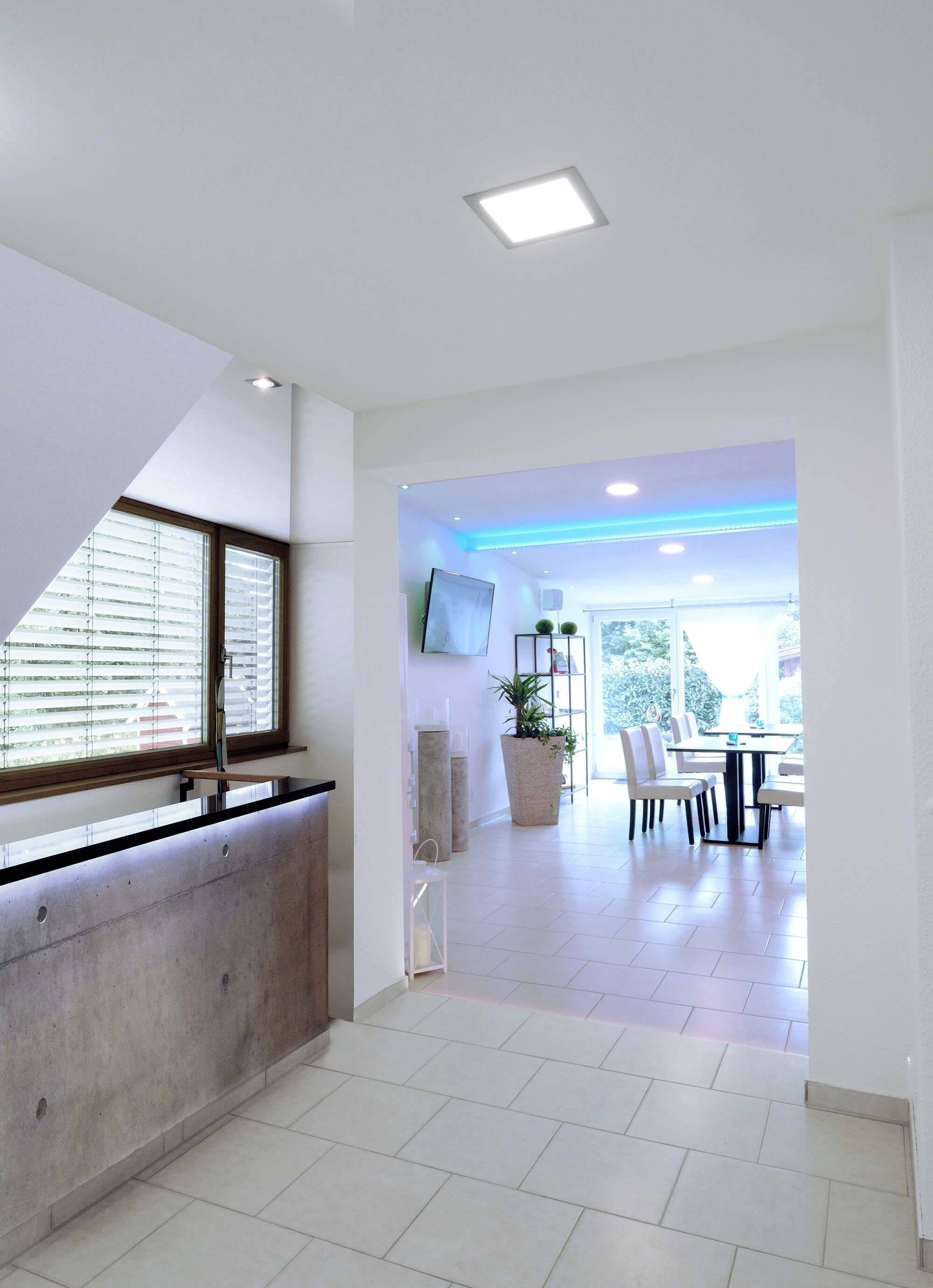 Deko Light 565163 LED Panel Square 20 LED-Einbauleuchte EEK: G (A - G) LED fest eingebaut 16W Perlhellgrau (RAL 9022)