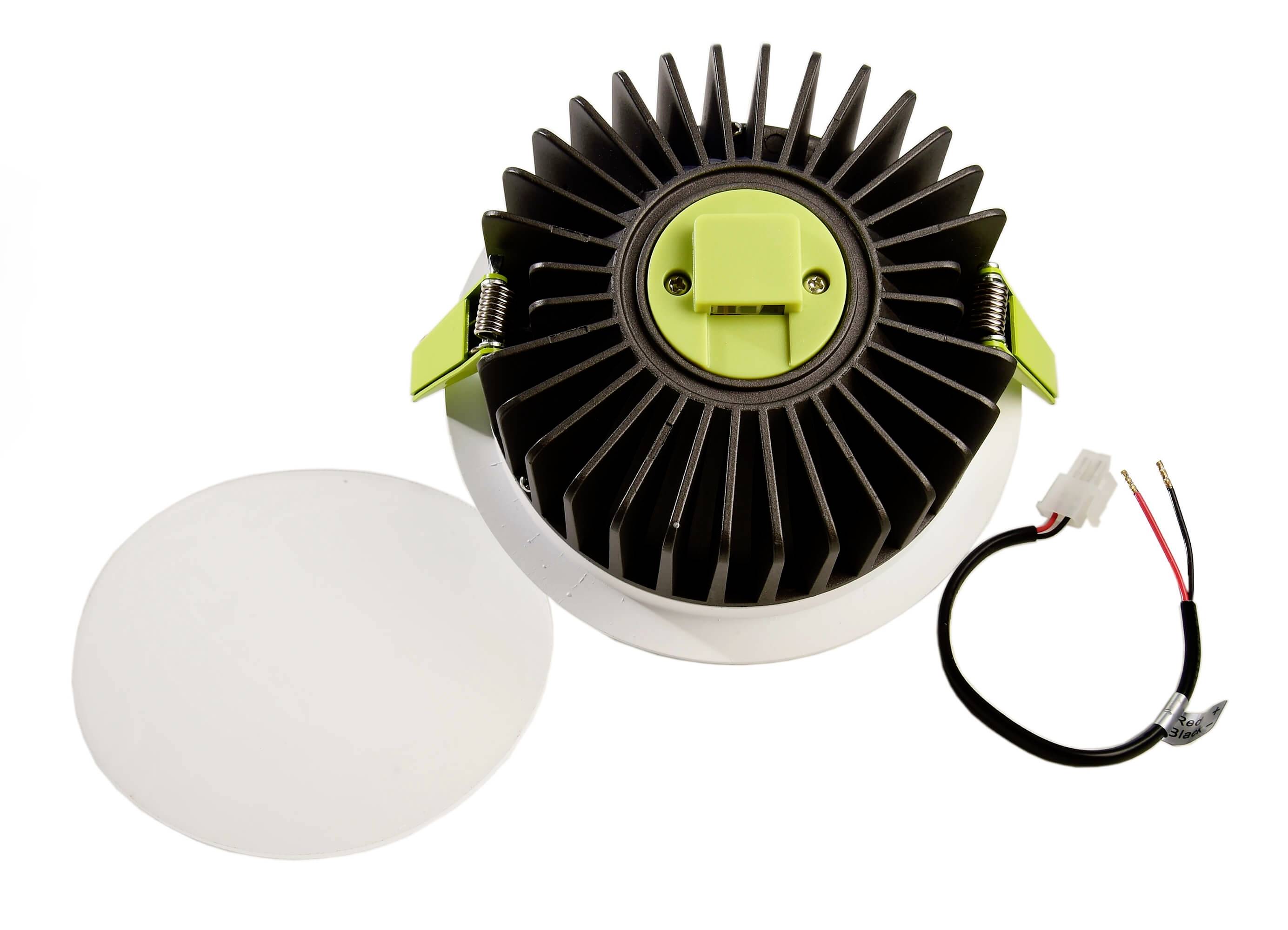 Deko Light 565181 COB 130 LED-Einbauleuchte EEK: G (A - G) LED fest eingebaut 18.50W Verkehrsweiß (RAL 9016)