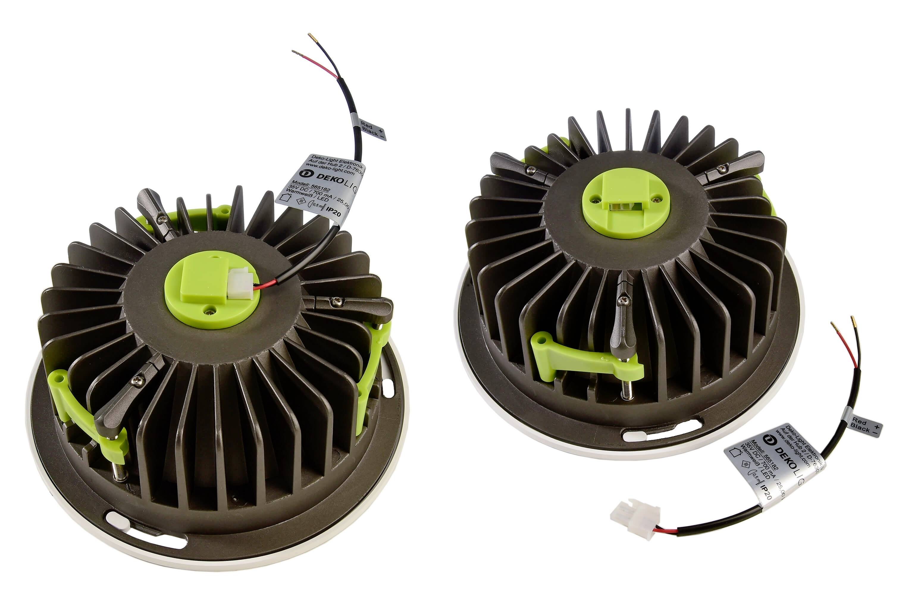 Deko Light 565183 COB 170 LED-Einbauleuchte EEK: G (A - G) LED fest eingebaut 25.60W Verkehrsweiß (RAL 9016)