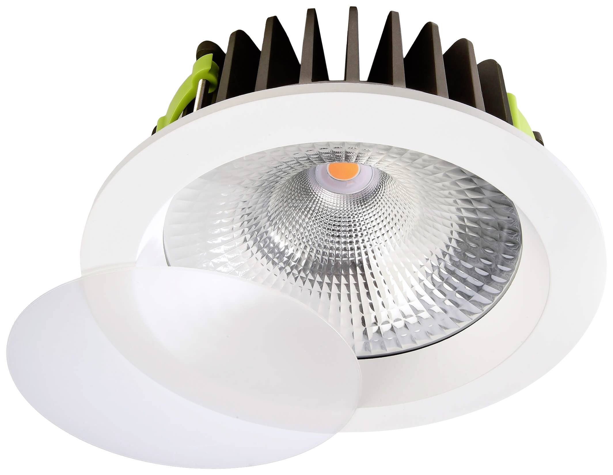 Deko Light 565184 COB 210 LED-Einbauleuchte EEK: G (A - G) LED fest eingebaut 37W Verkehrsweiß (RAL 9016)
