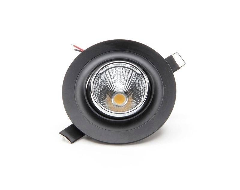 Deko Light 565201 Saturn LED-Einbauleuchte EEK: G (A - G) LED fest eingebaut 7W Schwarz