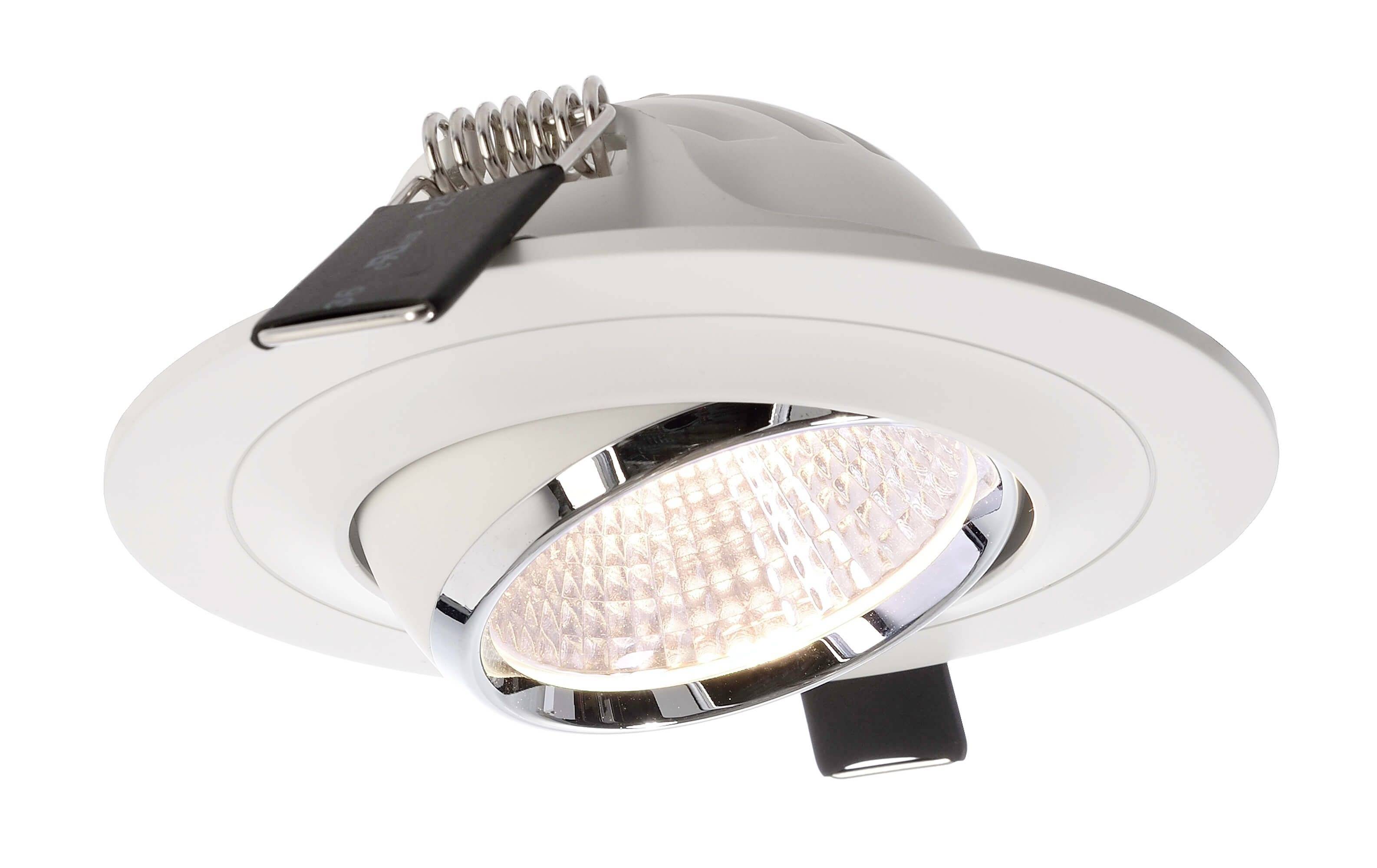 Deko Light 565202 Saturn LED-Einbauleuchte EEK: G (A - G) LED fest eingebaut 7 W Weiß