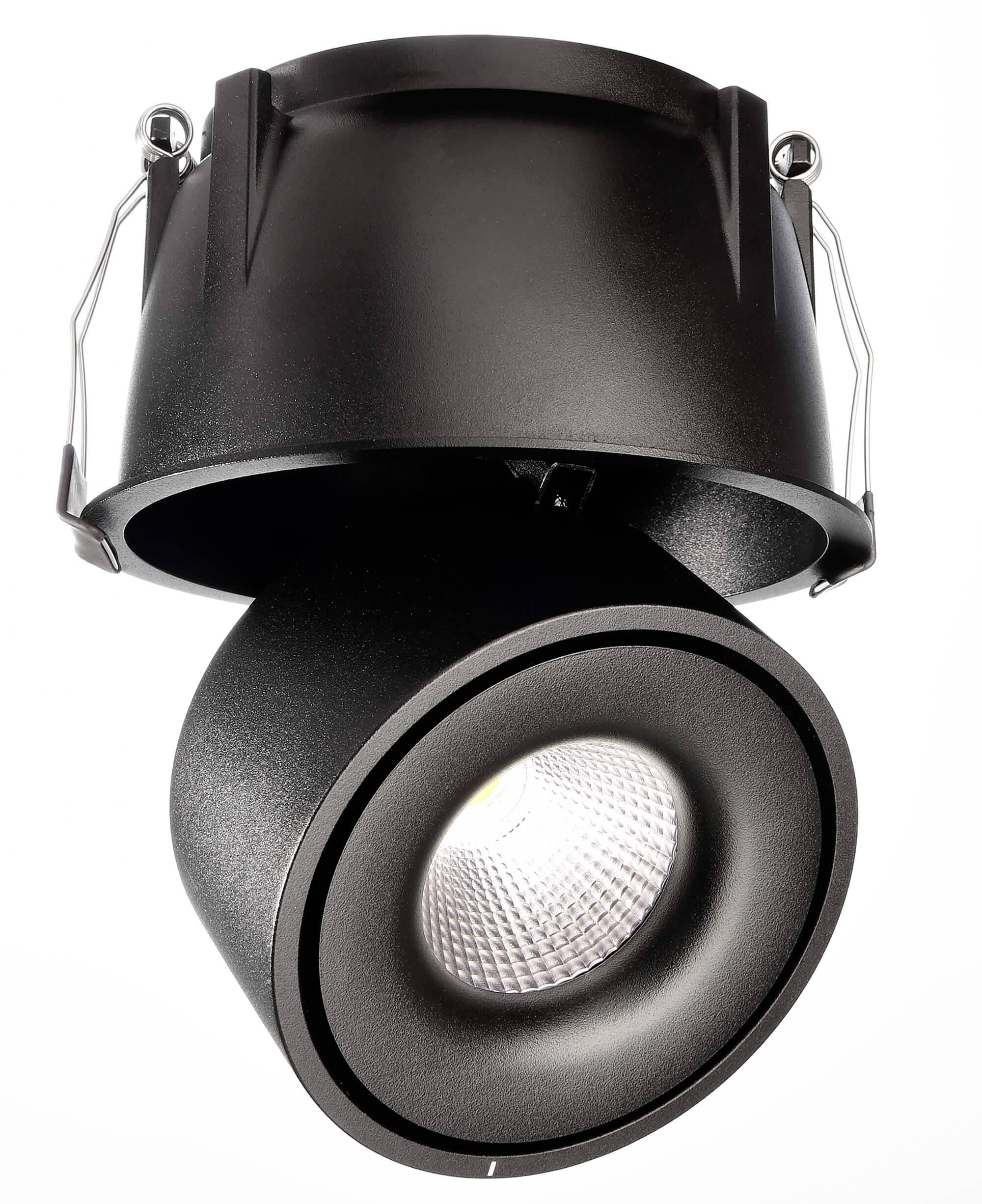 Deko Light 565351 Uni II Max LED-Einbauleuchte EEK: G (A - G) LED fest eingebaut 24W Schwarz