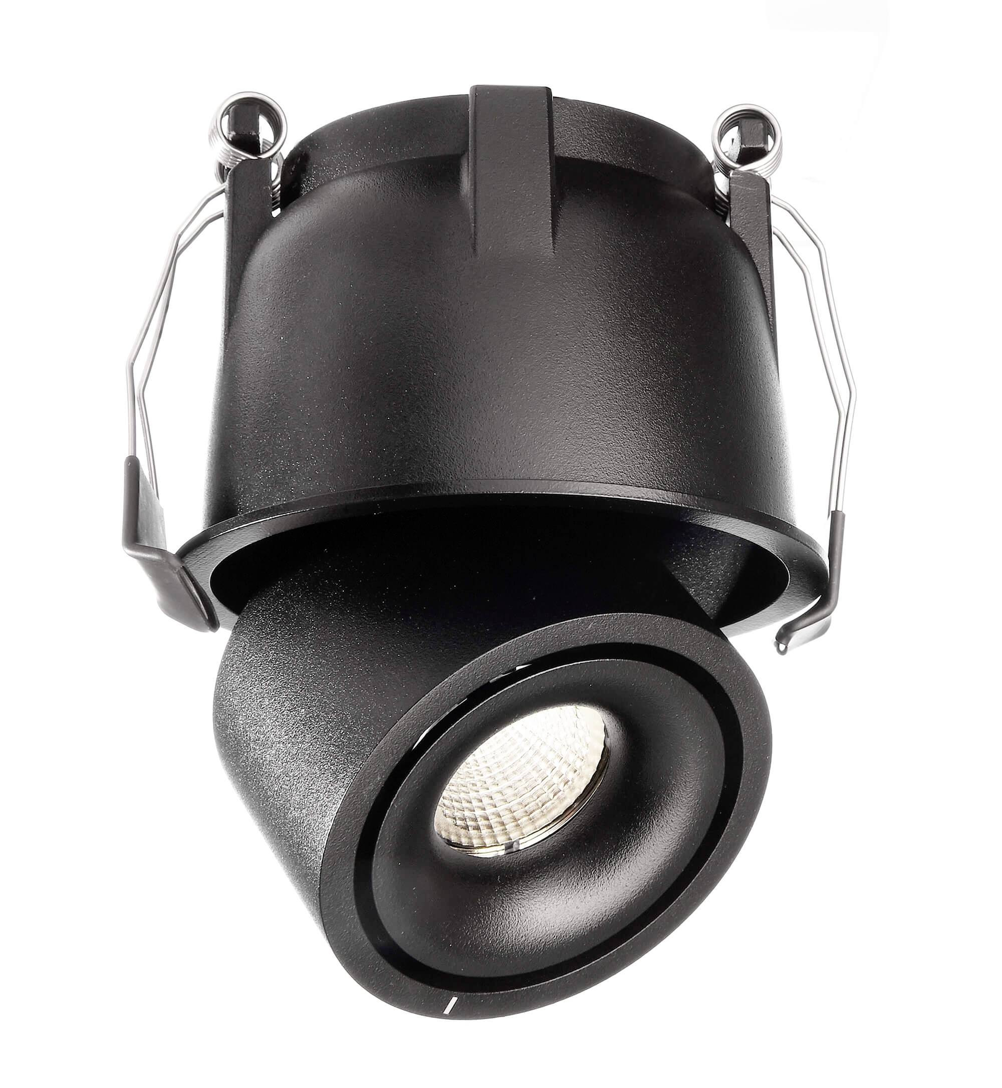 Deko Light 565354 Uni II Mini LED-Einbauleuchte EEK: G (A - G) LED fest eingebaut 9W Schwarz